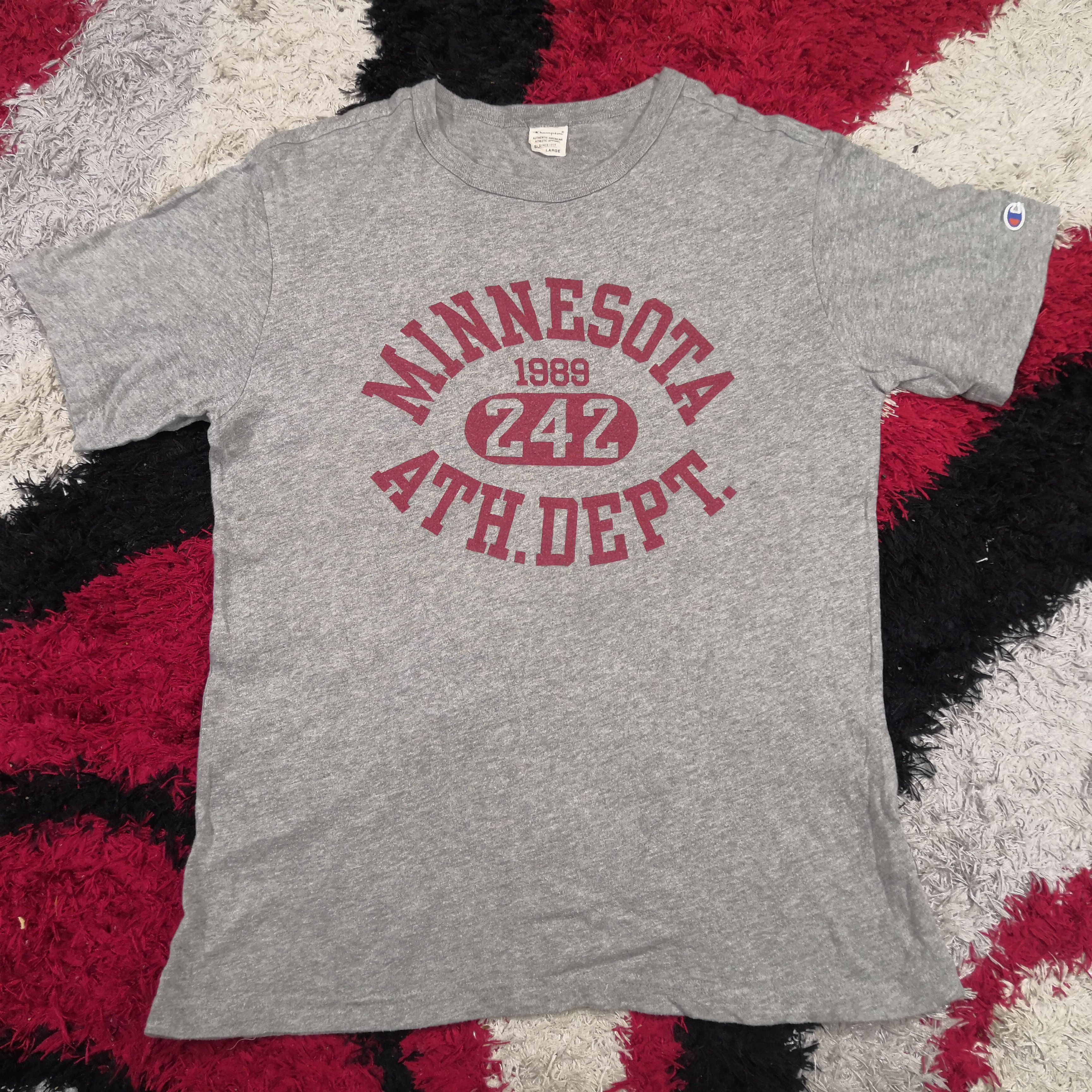 Champion Vintage Champions T-Shirt Champion Minnesota Ath. Dept Tees Size US M / EU 48-50 / 2 - 2 Thumbnail