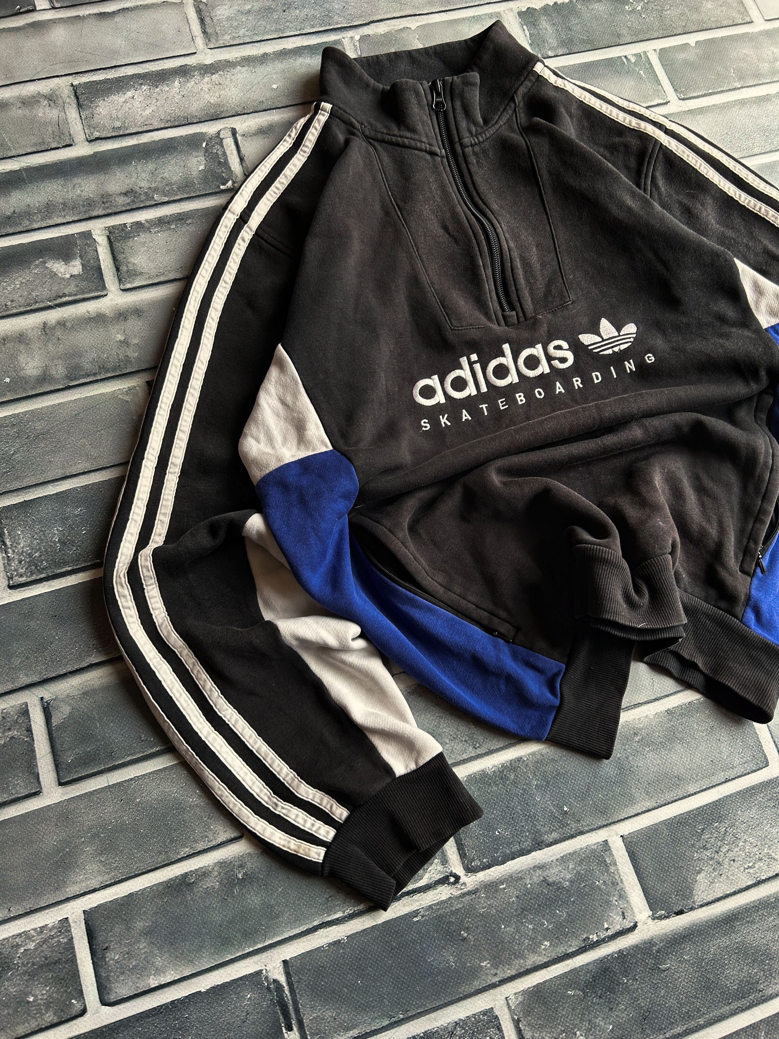 Adidas Vintage Balenciag Style Skateboarding Adidas Nike Hoodie 90s Size US M / EU 48-50 / 2 - 2 Thumbnail