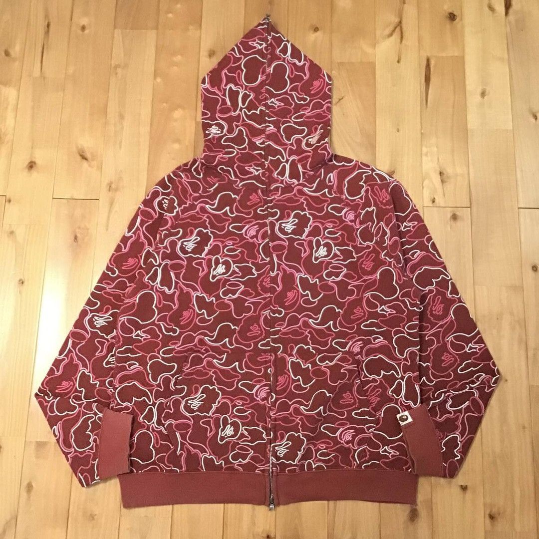 Bape BAPE Neon camo full zip hoodie a bathing ape NIGO Size US M / EU 48-50 / 2 - 1 Thumbnail