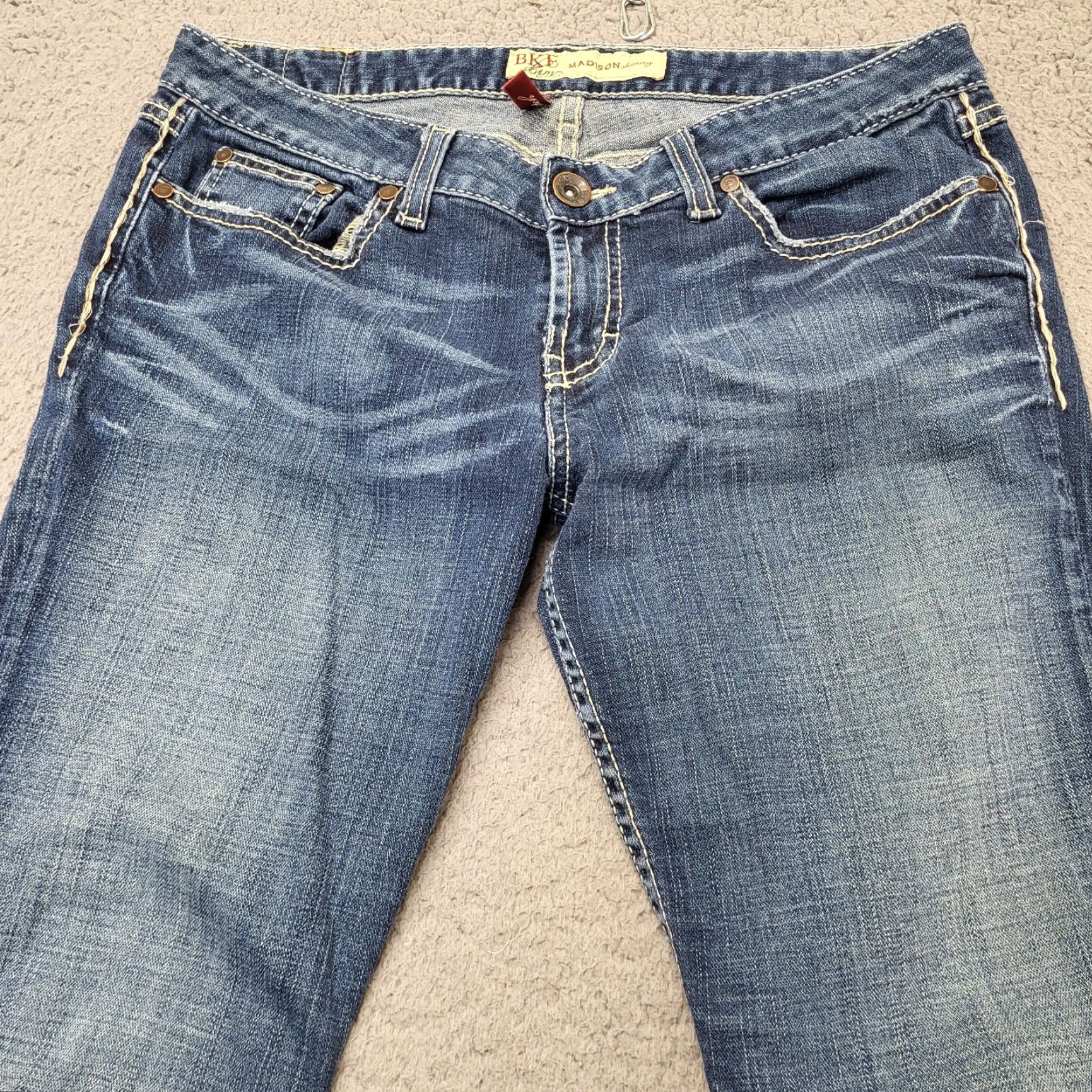 BKE BKE Jeans Women's 31x33.5 Madison Skinny Denim Stretch Blue Barbed Wire Jeans Size 24" / US 00 / IT 34 - 5 Thumbnail