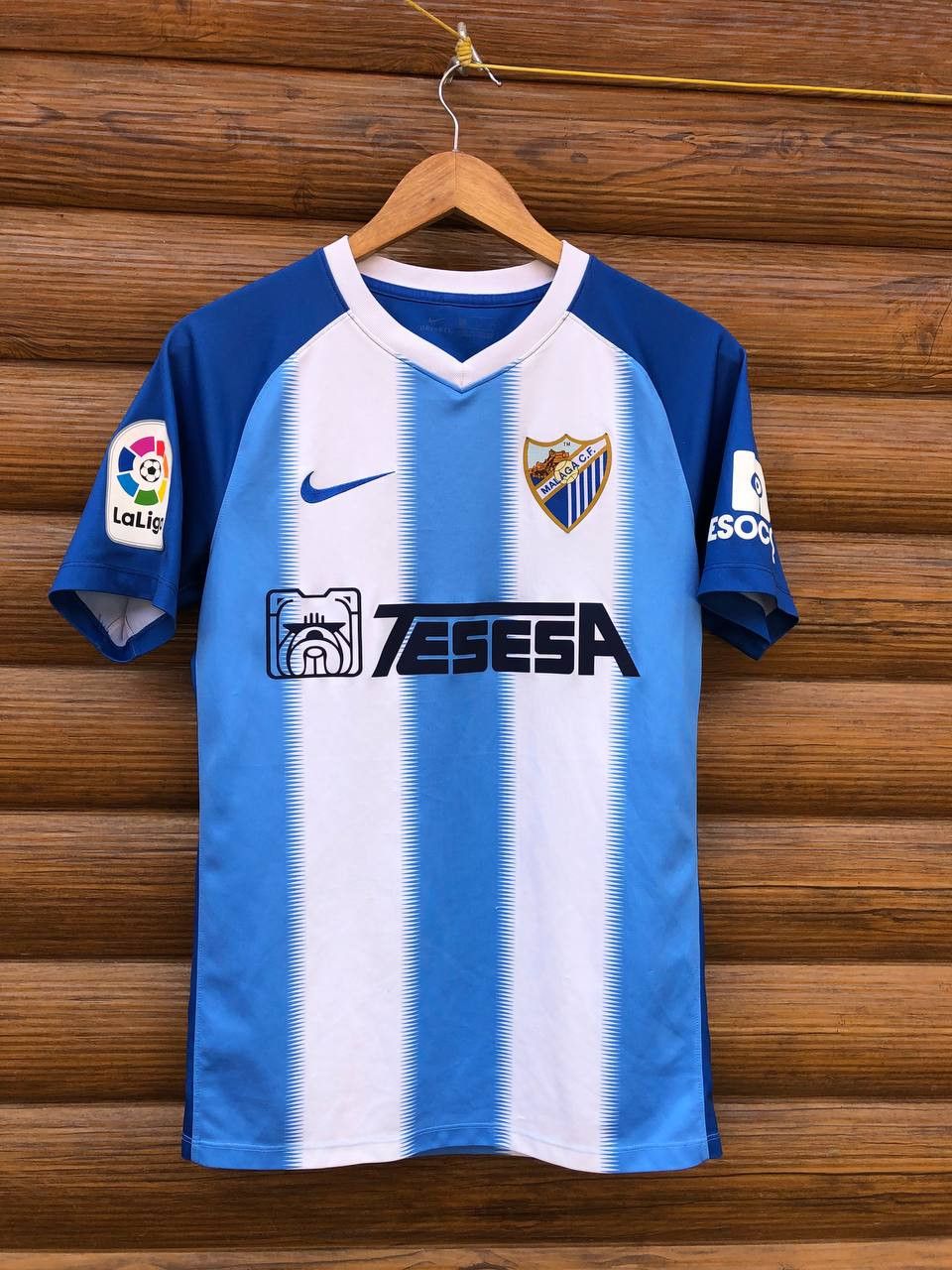 MALAGA 2018 2019 HOME FOOTBALL SHIRT SOCCER JERSEY NIKE