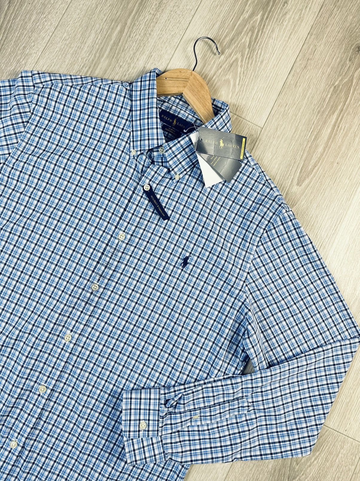 Polo Ralph Lauren New POLO RALPH LAUREN Button Up Shirt Blue Striped Size US XL / EU 56 / 4 - 3 Thumbnail