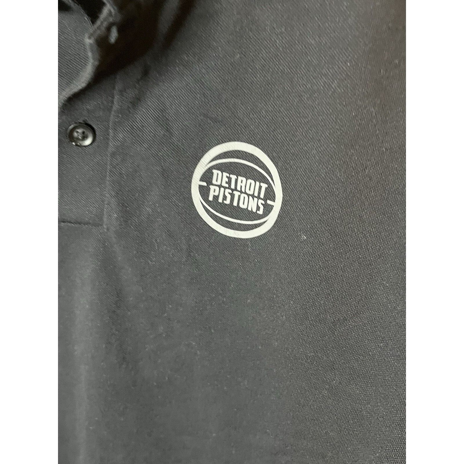 Nike Nike Golf Men’s Size XL Black Detroit Pistons Polo Shirt Size US XL / EU 56 / 4 - 3 Thumbnail
