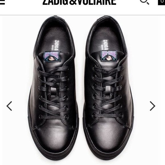 Zadig & Voltaire Fred Low Top Leather Sneakers Made in Italy Size US 8 / EU 41 - 1 Thumbnail