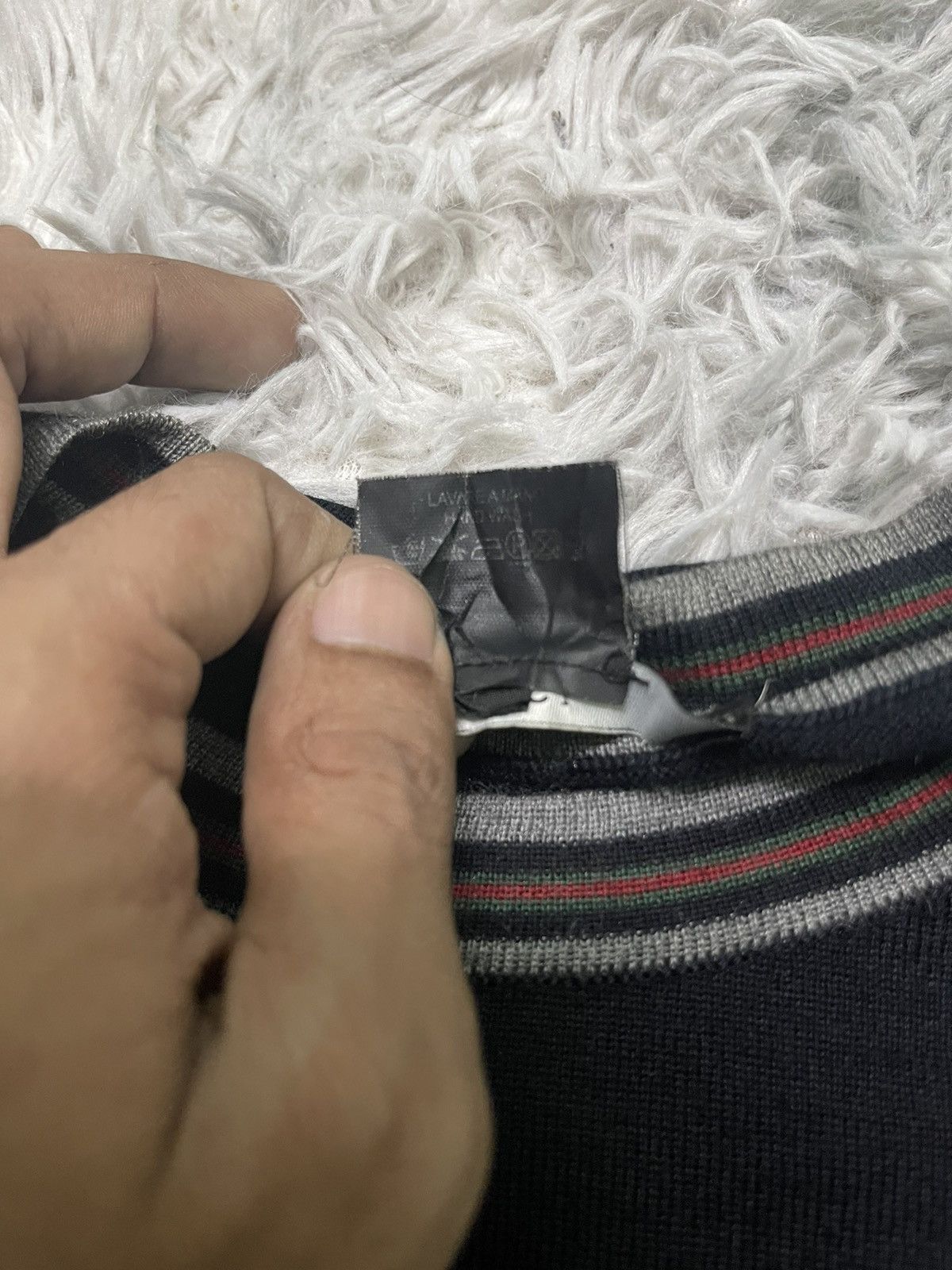 Gucci RARE VINTAGE GUCCI X TOM FORD CASHMERE/WOOL/SILK CREWNECK Size US L / EU 52-54 / 3 - 14 Thumbnail
