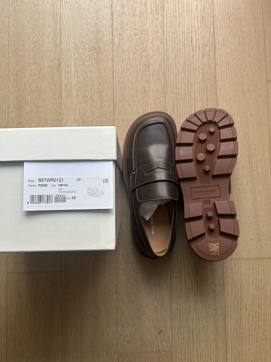 Maison Margiela Maison Margiela Leather Loafer in Brown Size US 12 / EU 45 - 4 Thumbnail