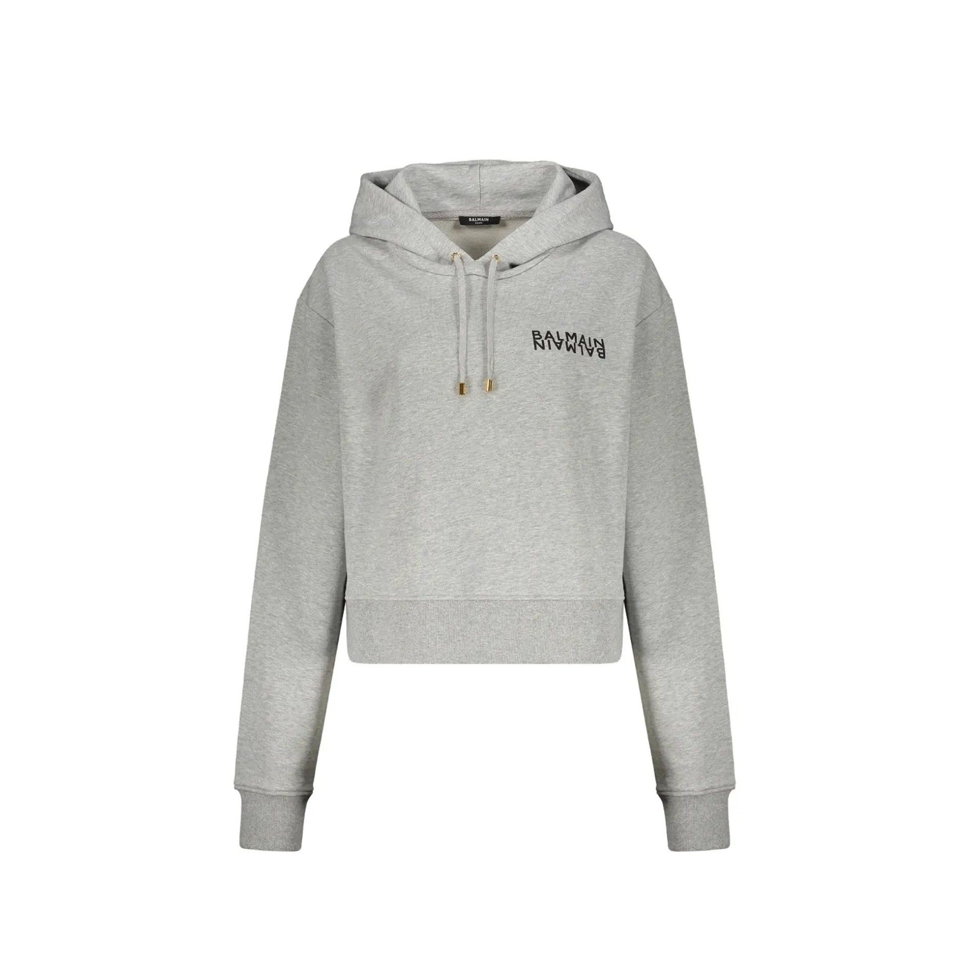 Balmain Balmain Logo Hoodie Size S / US 4 / IT 40 - 1 Thumbnail