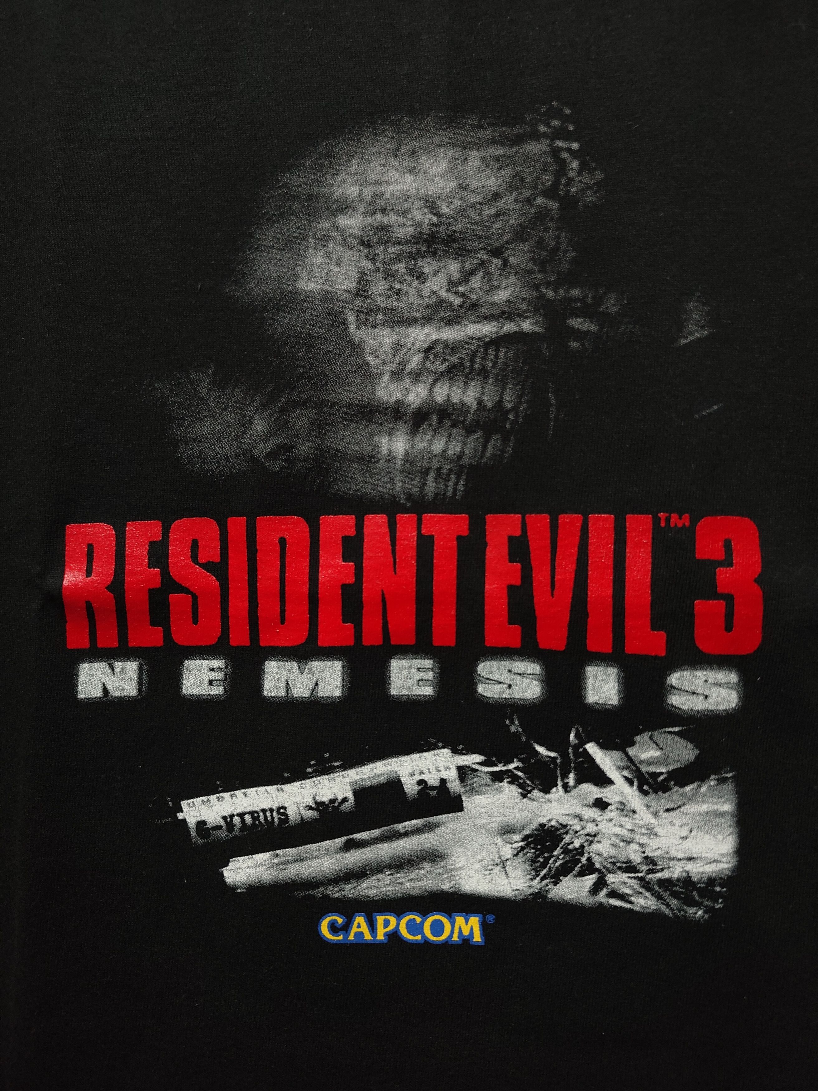 Playstation Resident Evil 3 Nemesis Games Version T-shirt Size US XL / EU 56 / 4 - 2 Thumbnail