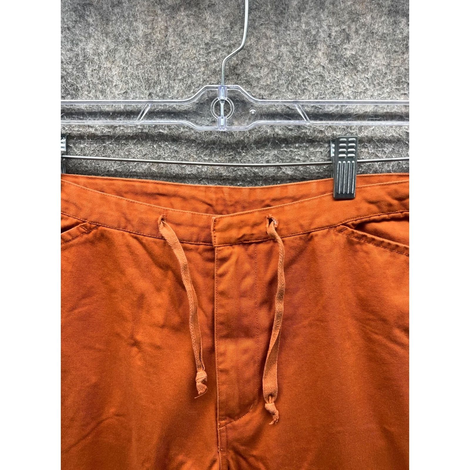 Vintage VINTAGE Basic Asphalt Pants Juniors 13 Orange Chino Twill Drawstring Relaxed Casual Size 34" / US 12 / IT 48 - 6 Thumbnail