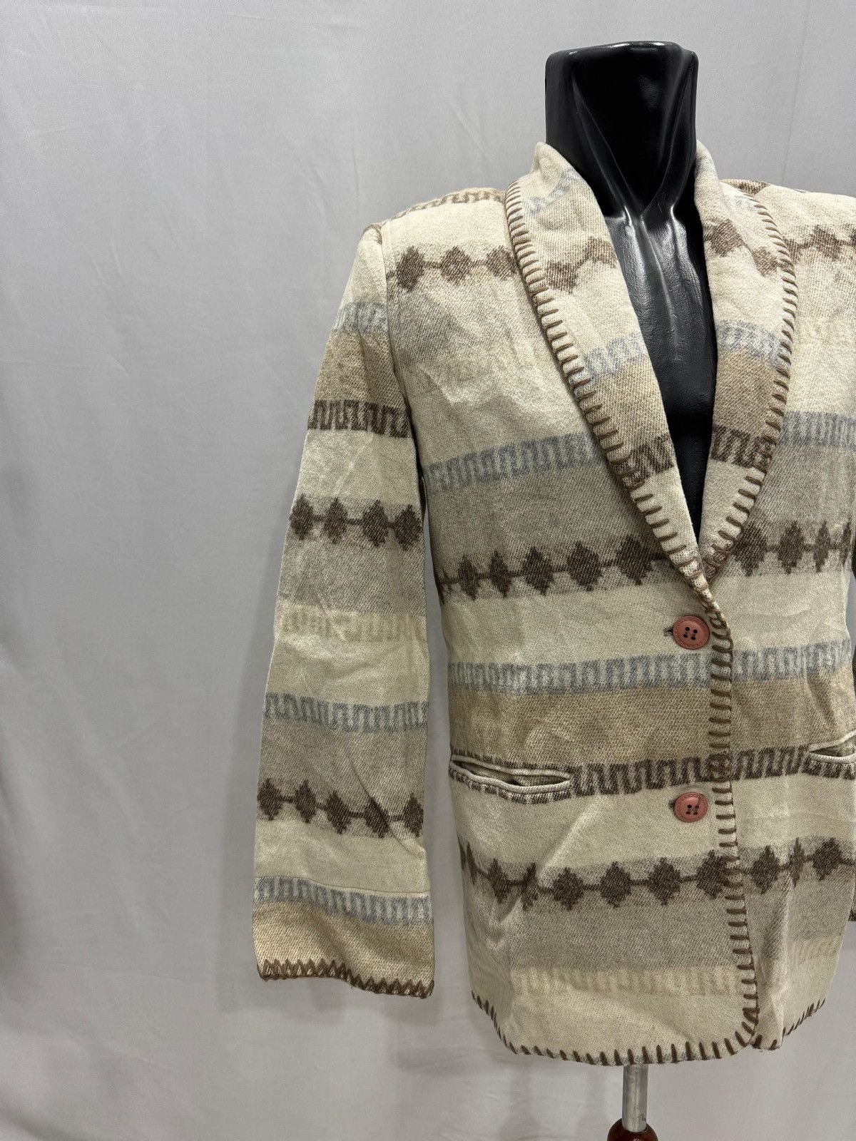 Aztech Mountain × Tribal Streetwear Vintage Dalmys Aztec Blazer Jacket Size US M / EU 48-50 / 2 - 3 Thumbnail