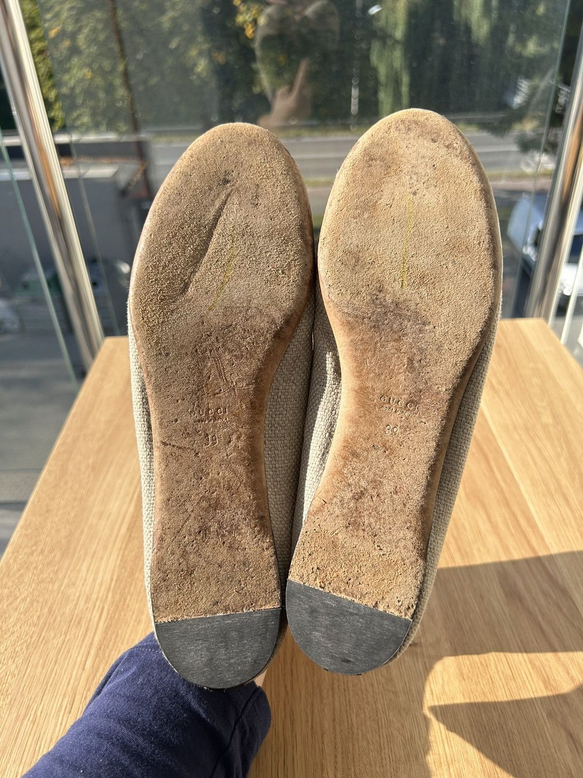 Gucci × Vintage Vintage Gucci Ballet Flats Ballerina Size US 9 / IT 39 - 4 Thumbnail
