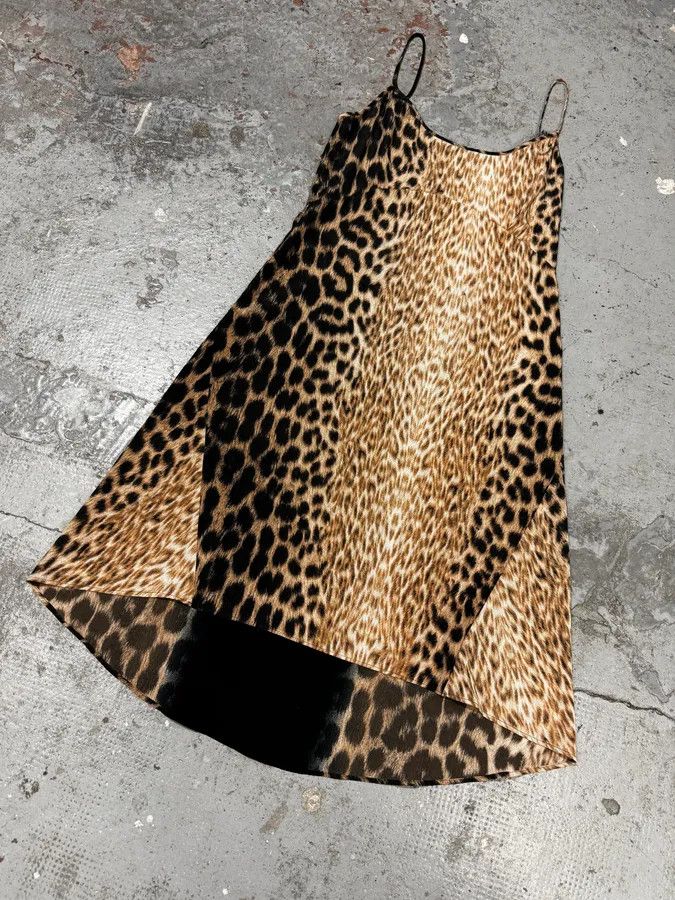 Just Cavalli 2000s Cavalli Panther Leopard Black Dress Size S / US 4 / IT 40 - 3 Thumbnail