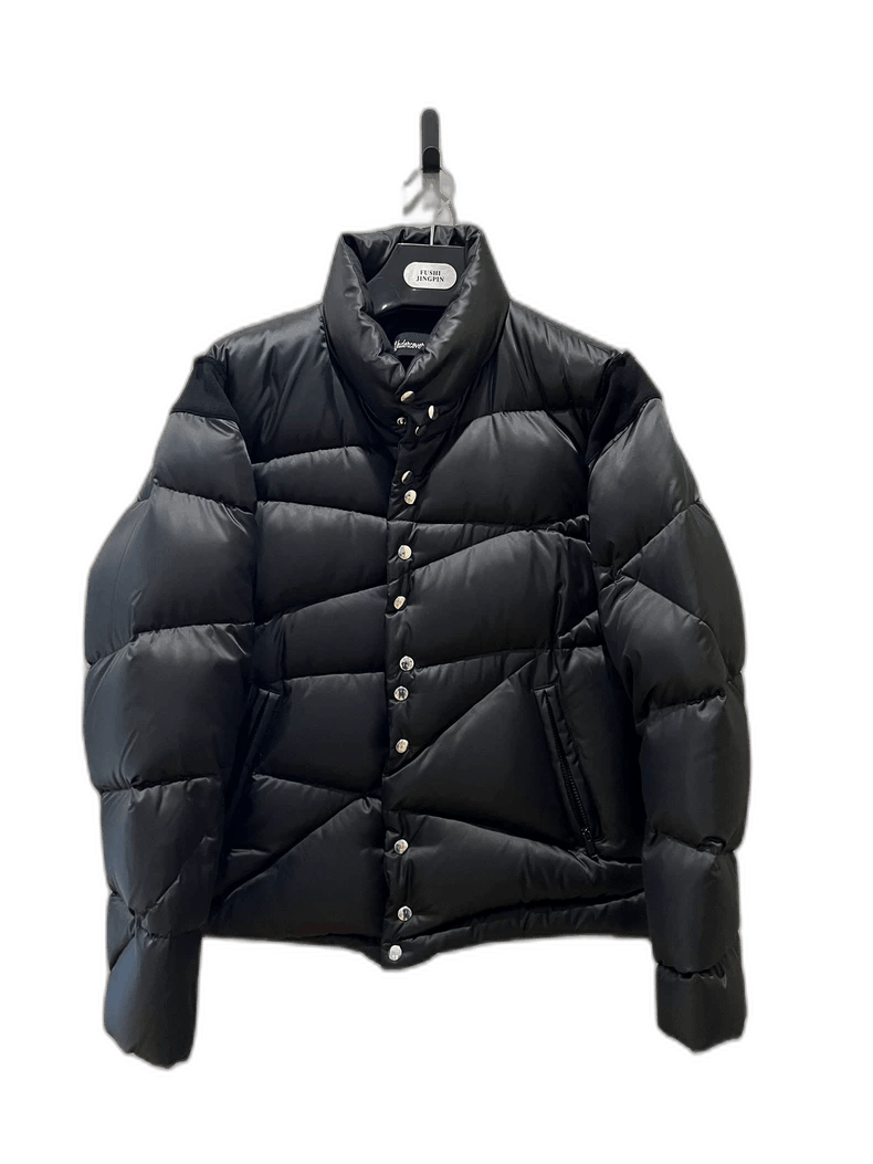Undercover black irregular down puffer jacket Size US M / EU 48-50 / 2 - 1 Thumbnail