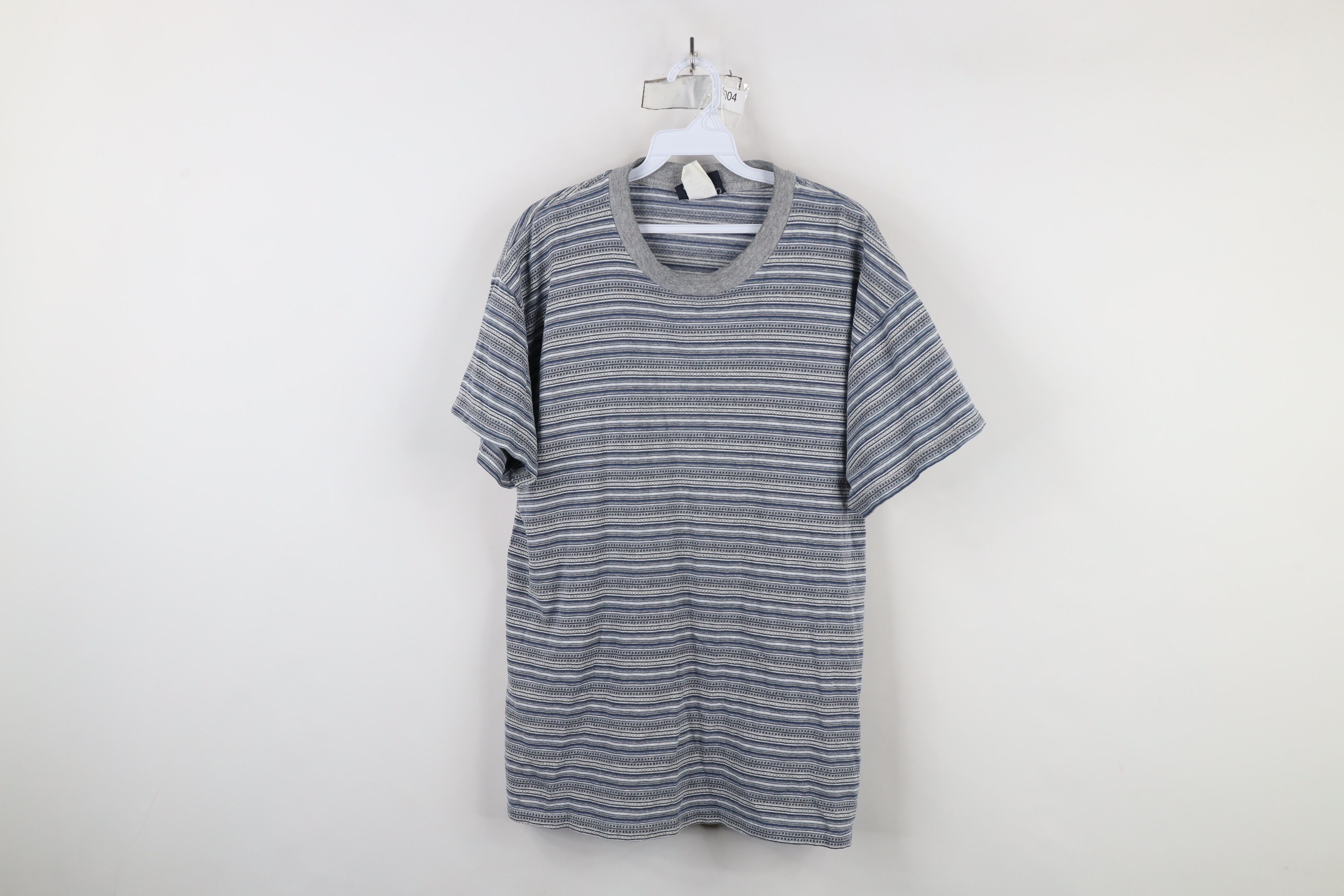 Vintage Vintage 90s Streetwear Geometric Short Sleeve T-Shirt Size US M / EU 48-50 / 2 - 1 Thumbnail