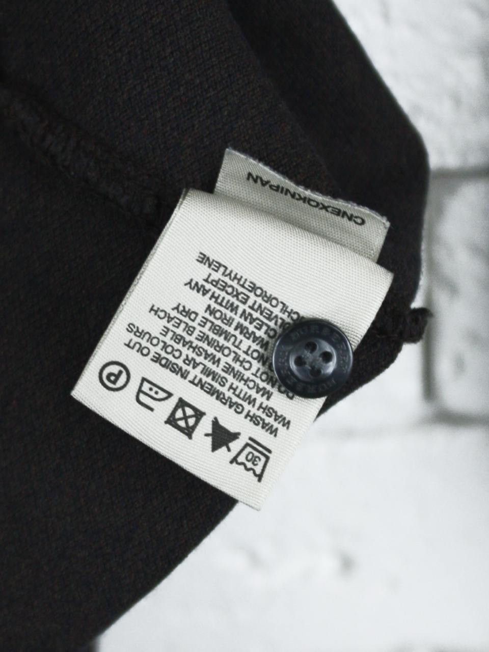 Burberry Burberry London Polo Shirt Long Sleeve Dark Brown Vintage Size US M / EU 48-50 / 2 - 7 Thumbnail