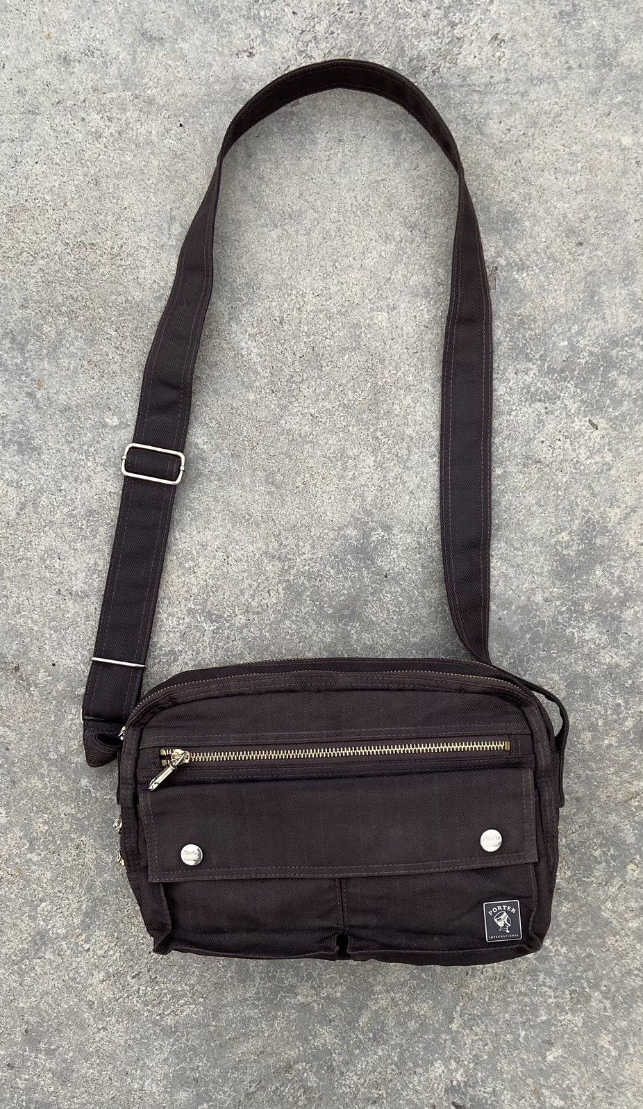 Porter 🟤🇯🇵Rare Brown Porter Shoulder bag Sling bag🟤 Size ONE SIZE - 12 Thumbnail