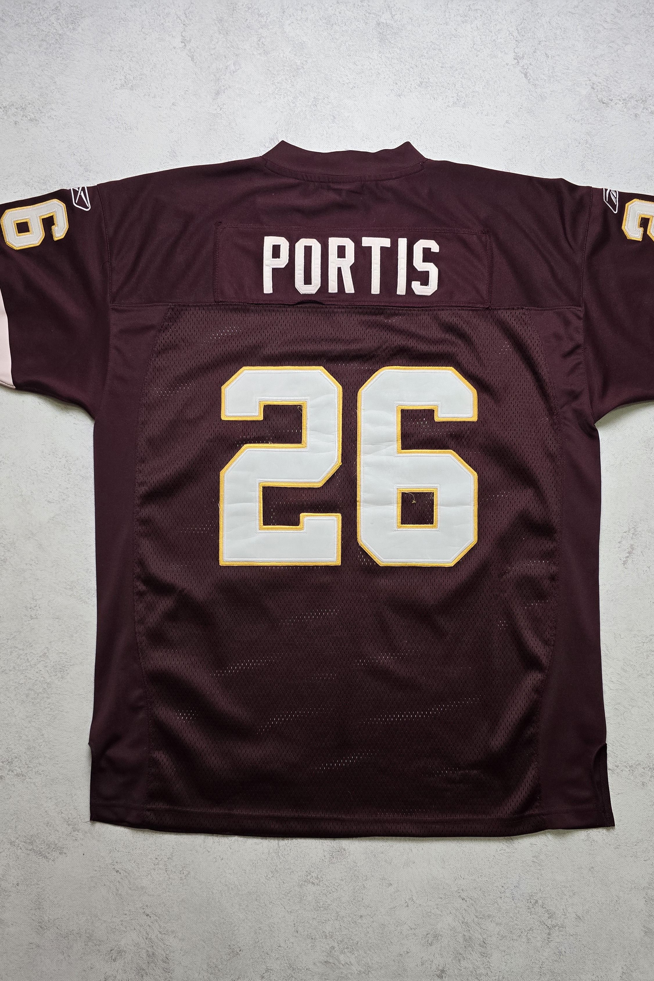 Reebok Washington Redskins #26 Clinton Portis NFL Jersey Sewn Size US L / EU 52-54 / 3 - 5 Thumbnail