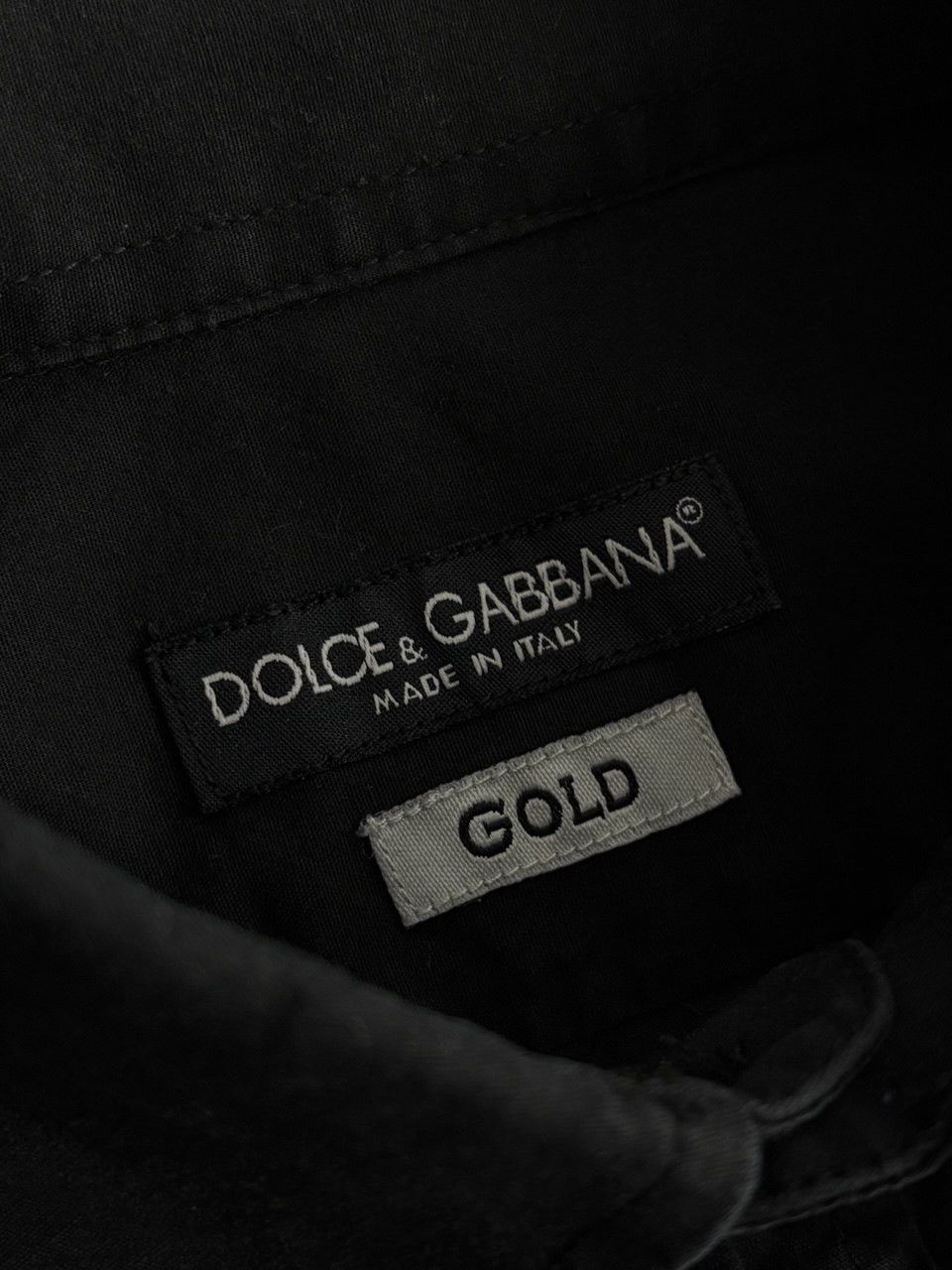Dolce & Gabbana Dolce&Gabbana Gold Collection Black Button Up Shirt Size US L / EU 52-54 / 3 - 19 Thumbnail