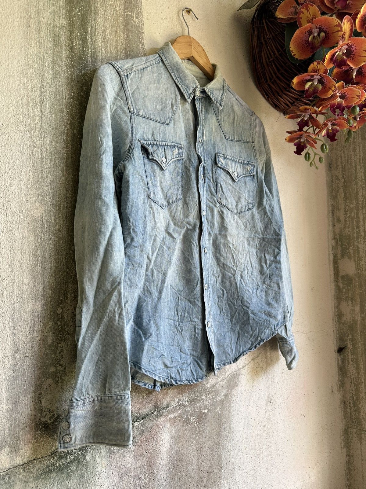 Polo Ralph Lauren 🔅Steals🔅RALPH LAUREN DENIM LONG SLEEVE SHIRT Size US M / EU 48-50 / 2 - 4 Thumbnail