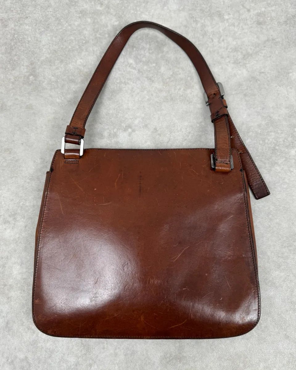 Jil Sander Jil Sander Brown Leather Handle Bag Size ONE SIZE - 8 Thumbnail