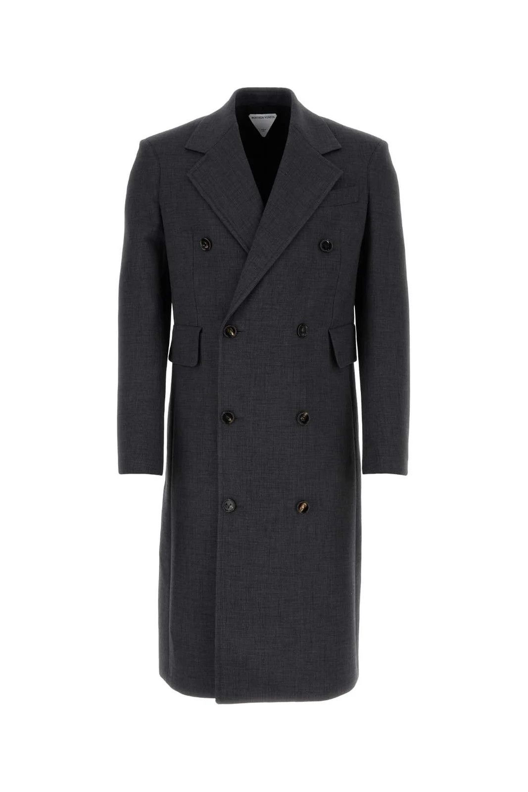 Curved Sleeves Double Face Wool Coat