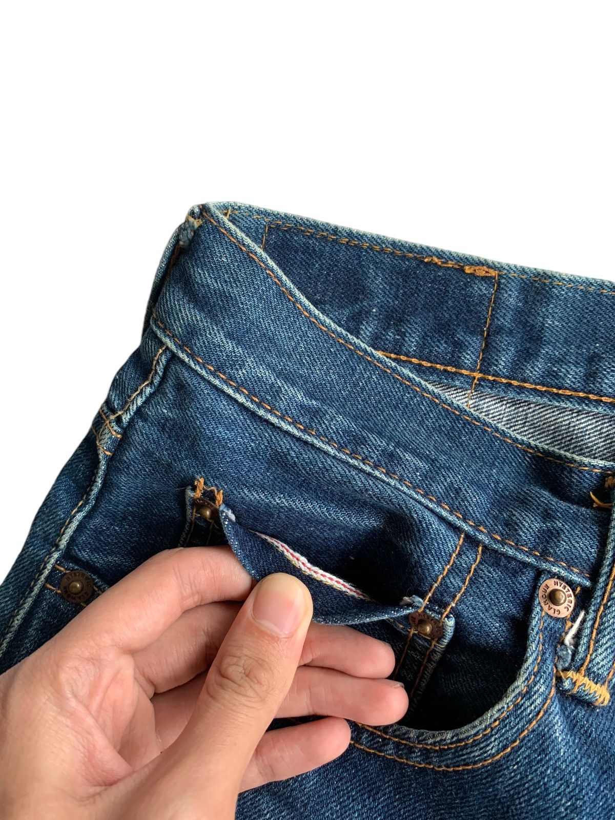 Hysteric Glamour × Jean Vintage Hysteric Glamour kinky Punk Style Selvedge Denim🎌☠️ Size US 29 - 10 Thumbnail