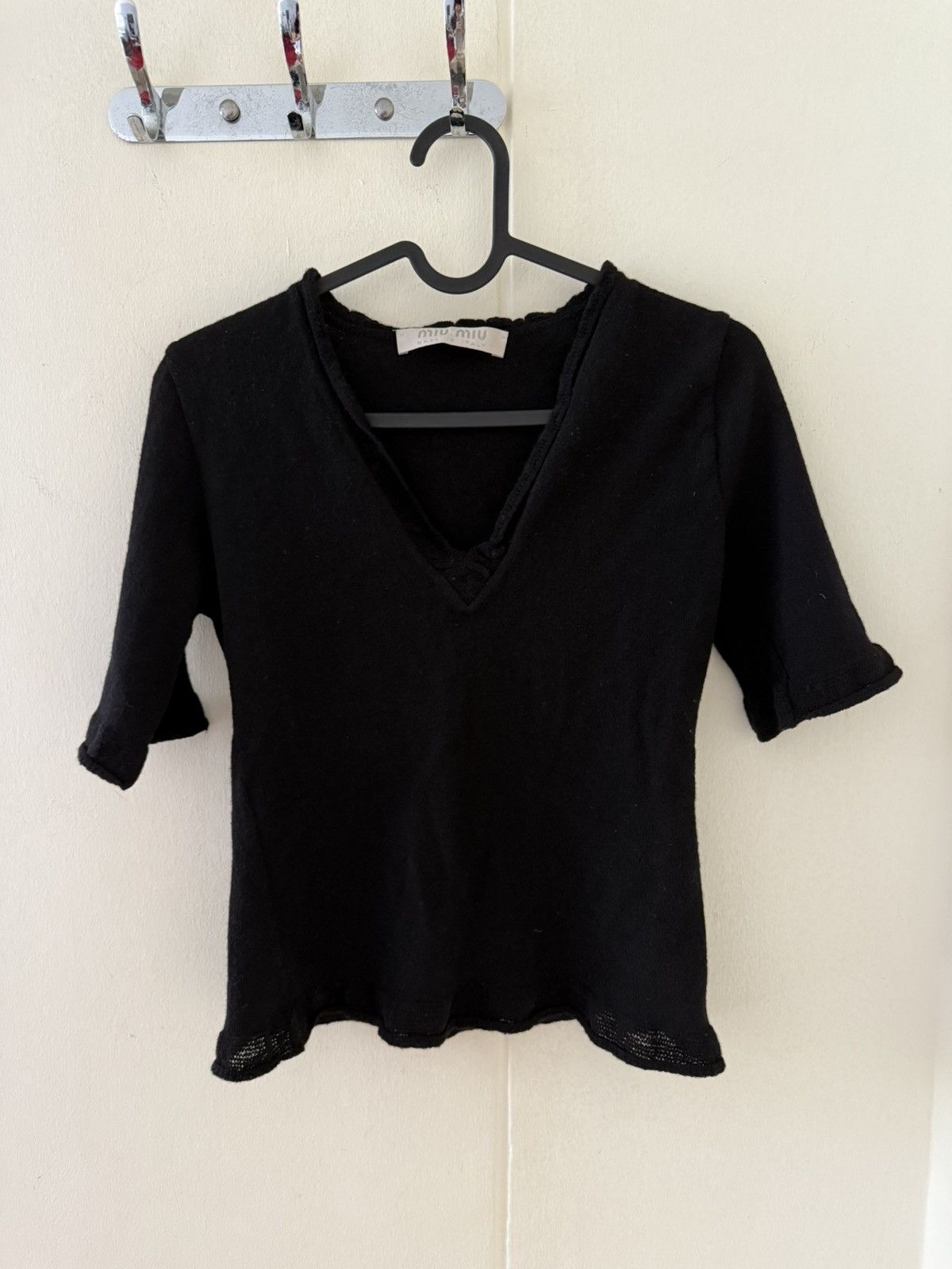 Miu Miu Wool Top Size M / US 6-8 / IT 42-44 - 1 Thumbnail