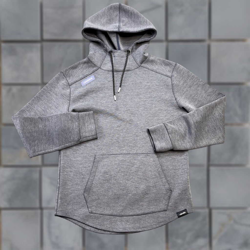 Vintage LEGENDS Hawthorne Tech Hoodie Mens S Light Blue Performance Sweatshirt Gym & Training Hooded Pockets Stretch Mock Neck Solid Blue Size US S / EU 44-46 / 1 - 1 Thumbnail