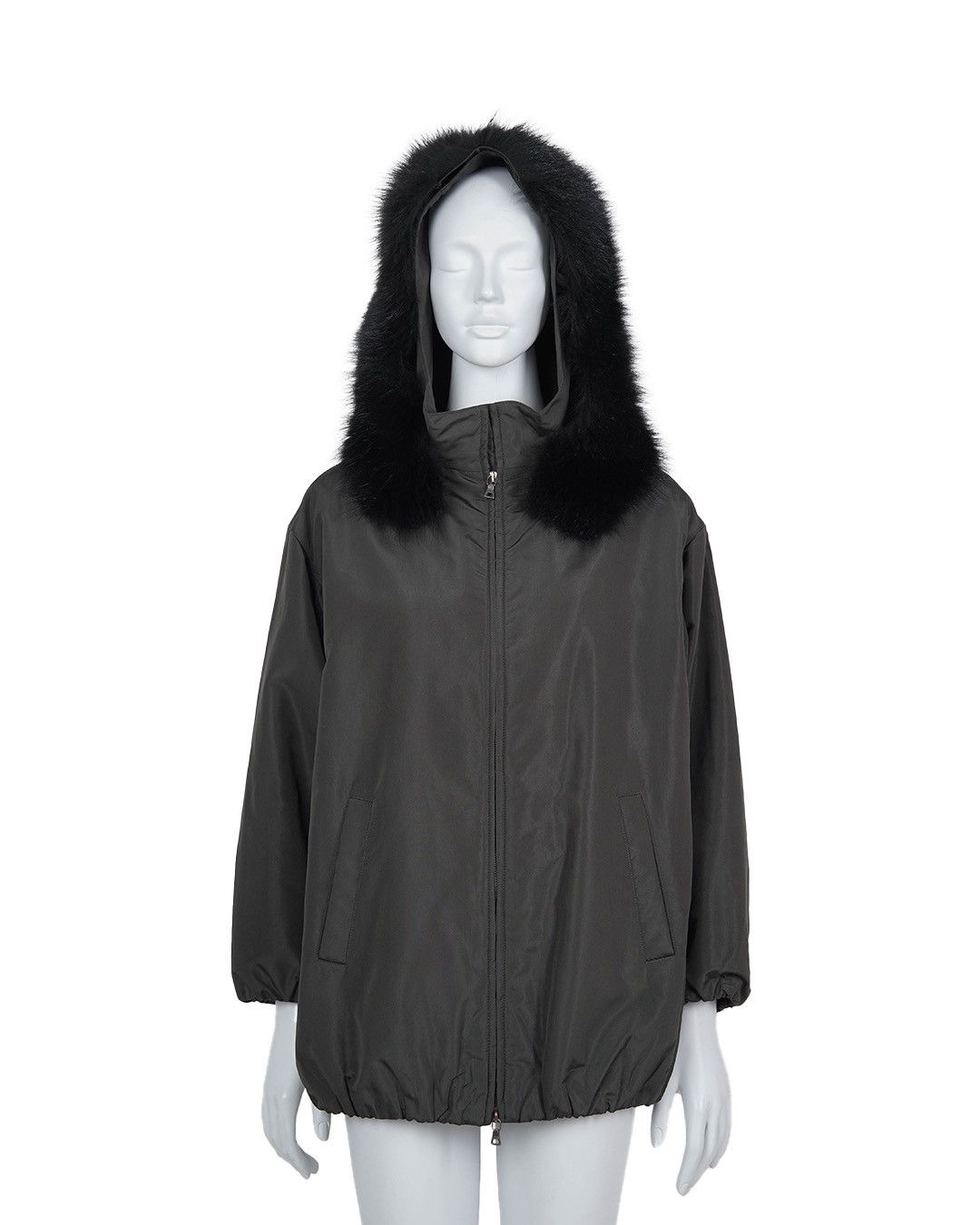 Prada Prada F/W2006 Raccoon Fur Hood Jacket Size M / US 6-8 / IT 42-44 - 5 Thumbnail