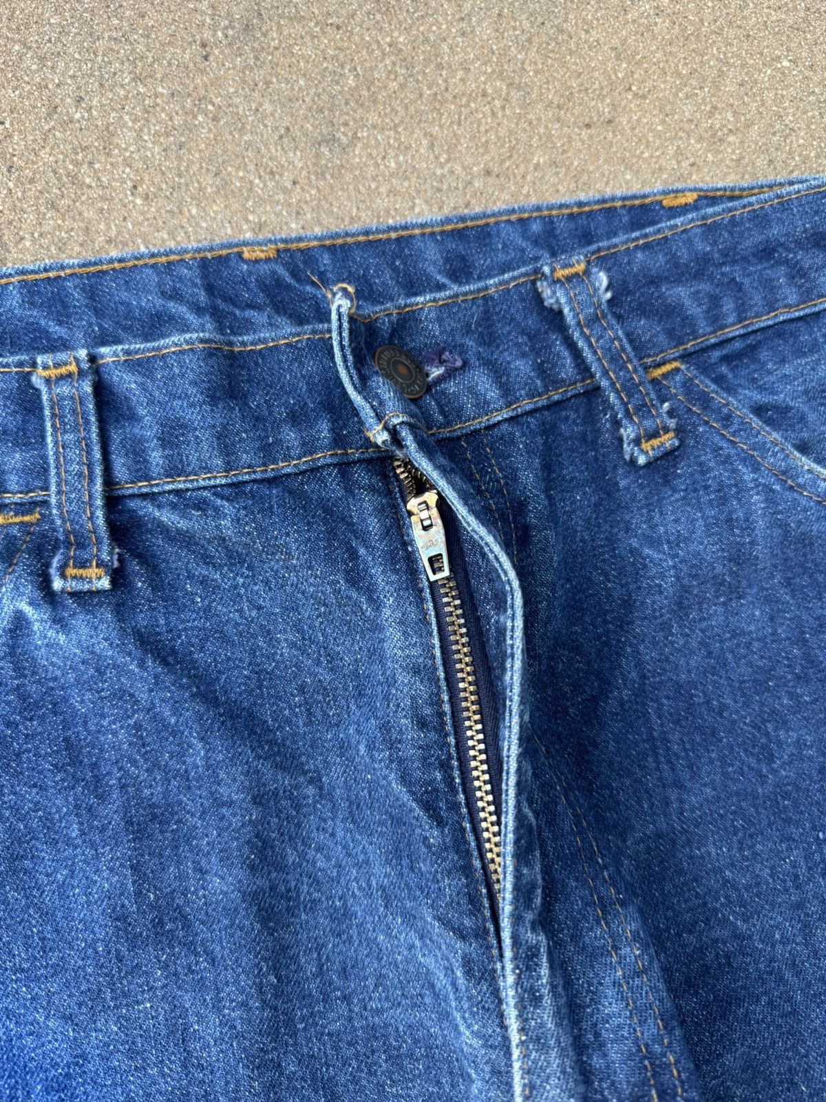 Levi's × Vintage Vtg 70’s Levi’s 646 Orange Tab Bellbottom Flare Jeans 36x29 Size US 36 / EU 52 - 5 Thumbnail