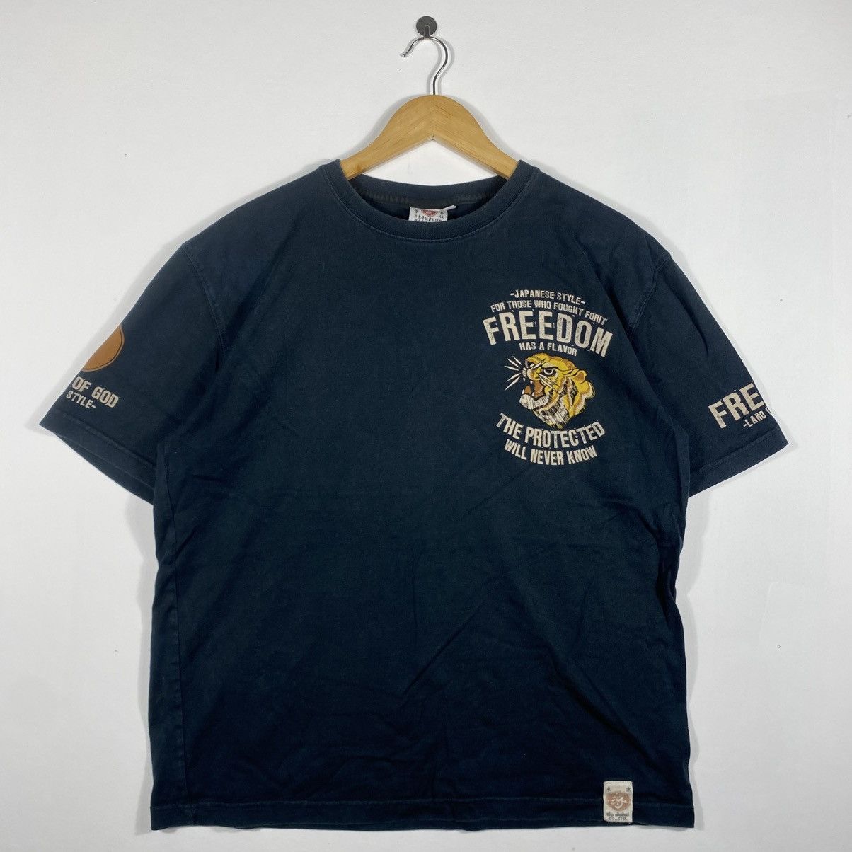 Tedman Vintage TEDMAN Japanese Style Sukajan Country Tee Shirt Size US M / EU 48-50 / 2 - 2 Thumbnail
