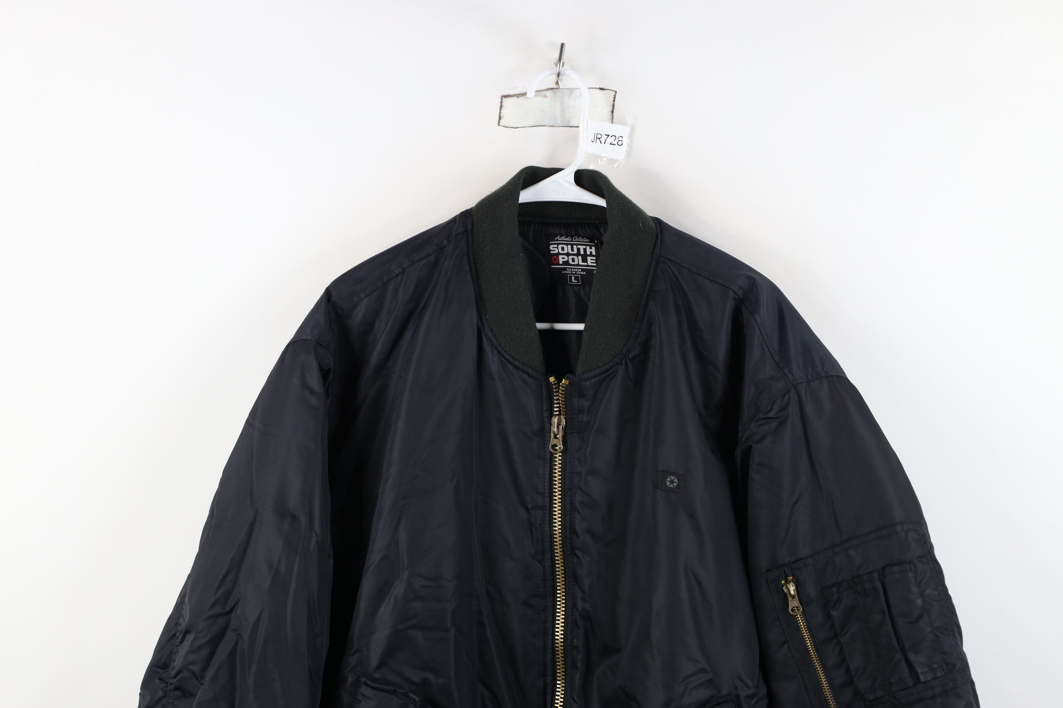 Southpole Vintage 90s Y2K Southpole Military Flight Bomber Jacket Size US L / EU 52-54 / 3 - 2 Thumbnail