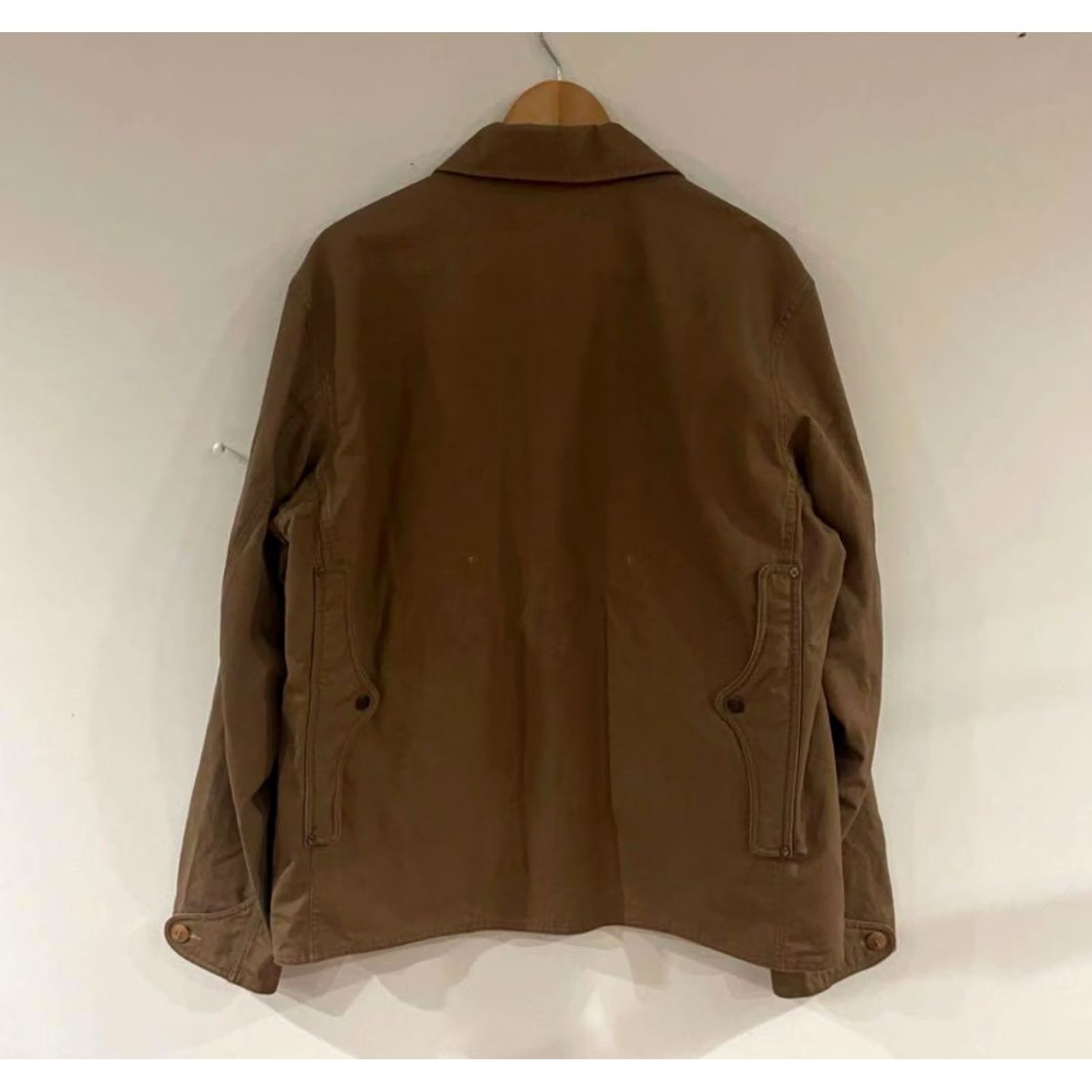 Ralph Lauren RRL Ralph Lauren Men's Sandoval Jacket Hunting Jacket Size L Brown Solid USED Jacket Size US L / EU 52-54 / 3 - 2 Thumbnail