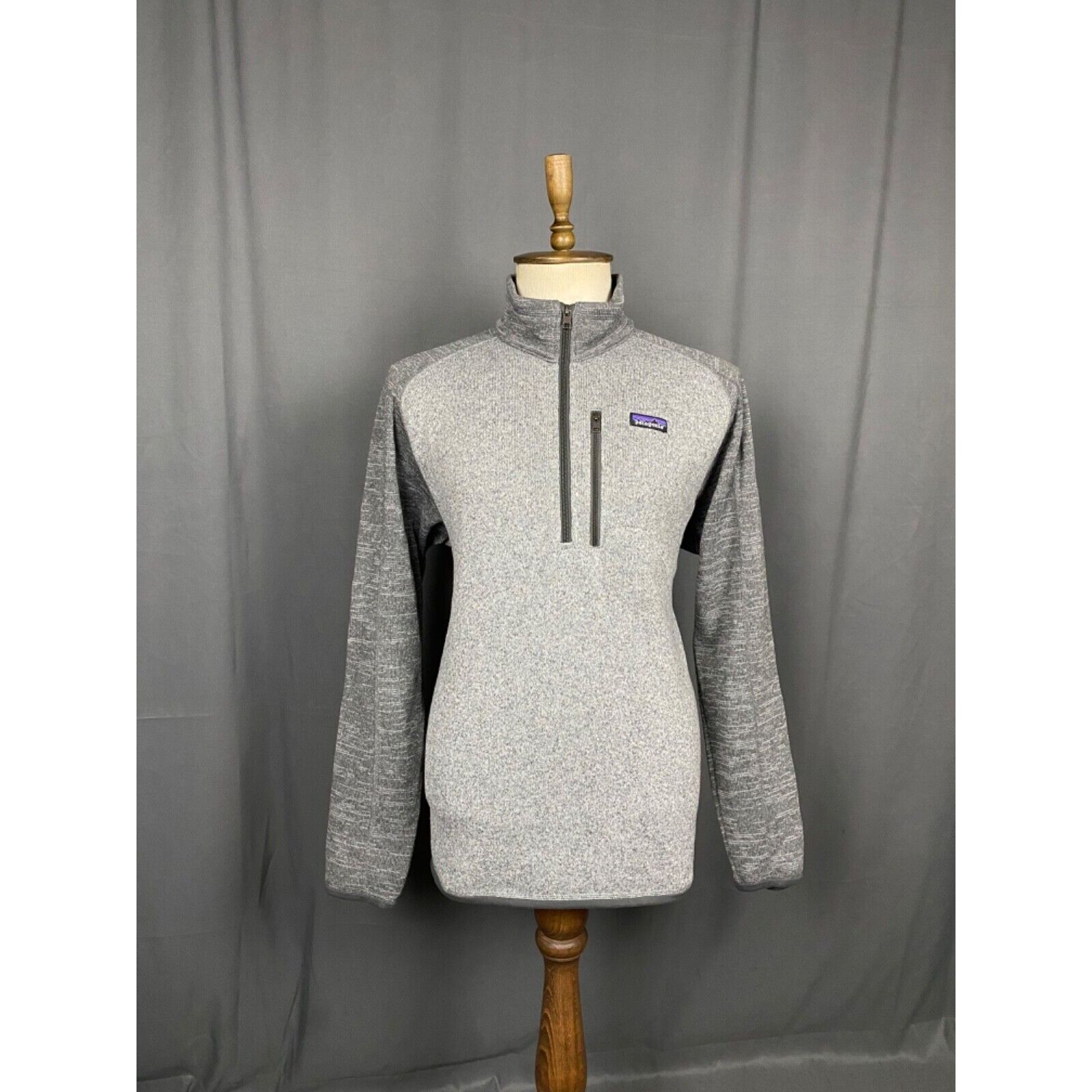 Patagonia MINT! Patagonia Men's Gray Zip Fleeced Sweater Size XL Size US XL / EU 56 / 4 - 2 Thumbnail