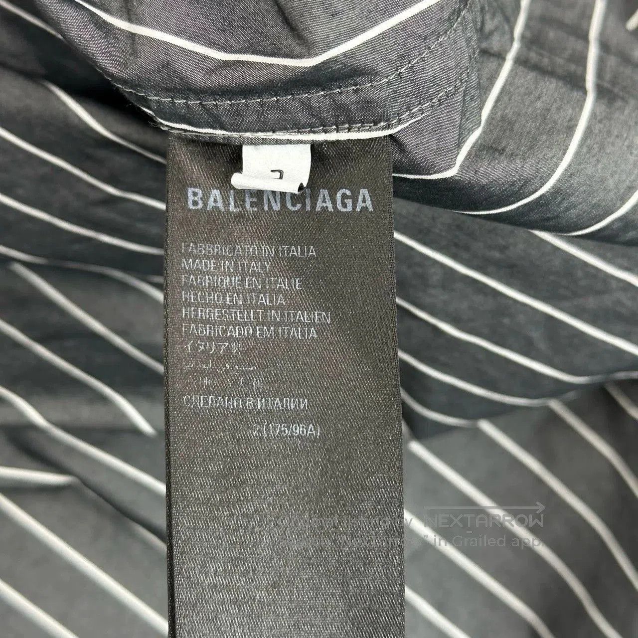 Balenciaga balenciaga icon embroidered layered shirt. Size US M / EU 48-50 / 2 - 4 Thumbnail