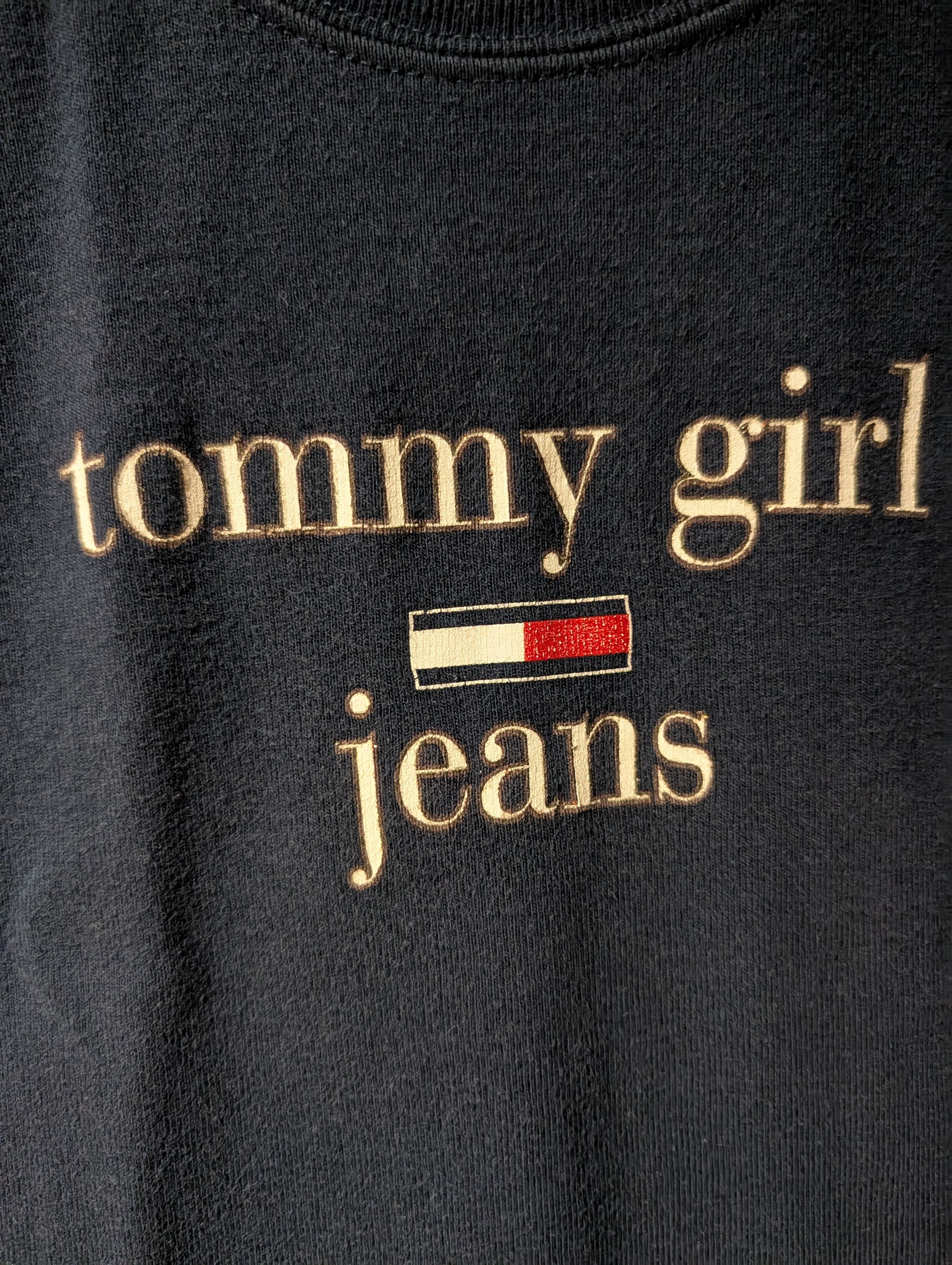 Tommy Hilfiger Vintage Y2K Tommy Girl Jeans Spell Out Kids Small T-Shirt Size S / US 4 / IT 40 - 2 Thumbnail