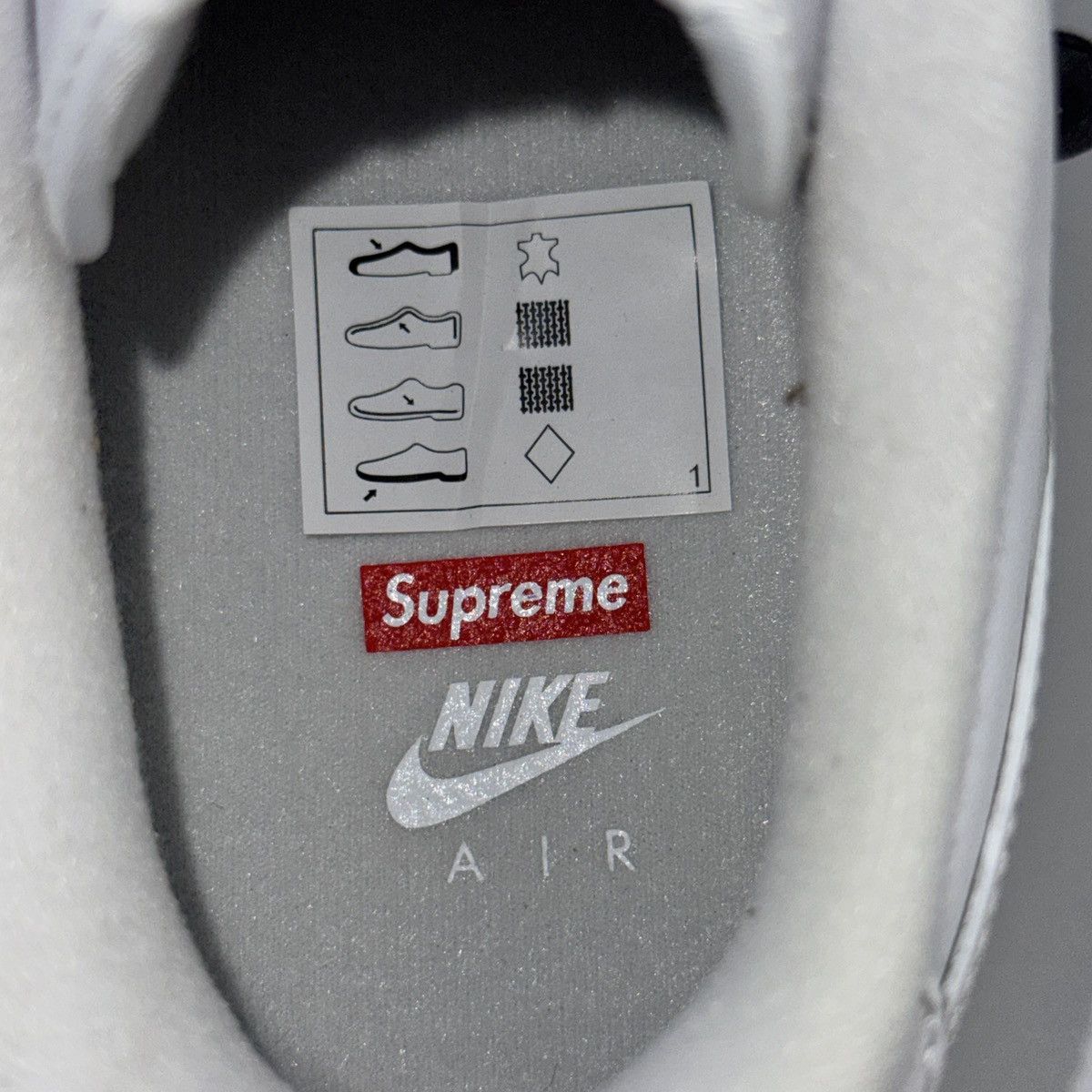 Nike AIR FORCE 1 LOW x SUPREME SNEAKERS Size US 9.5 / EU 42-43 - 8 Thumbnail