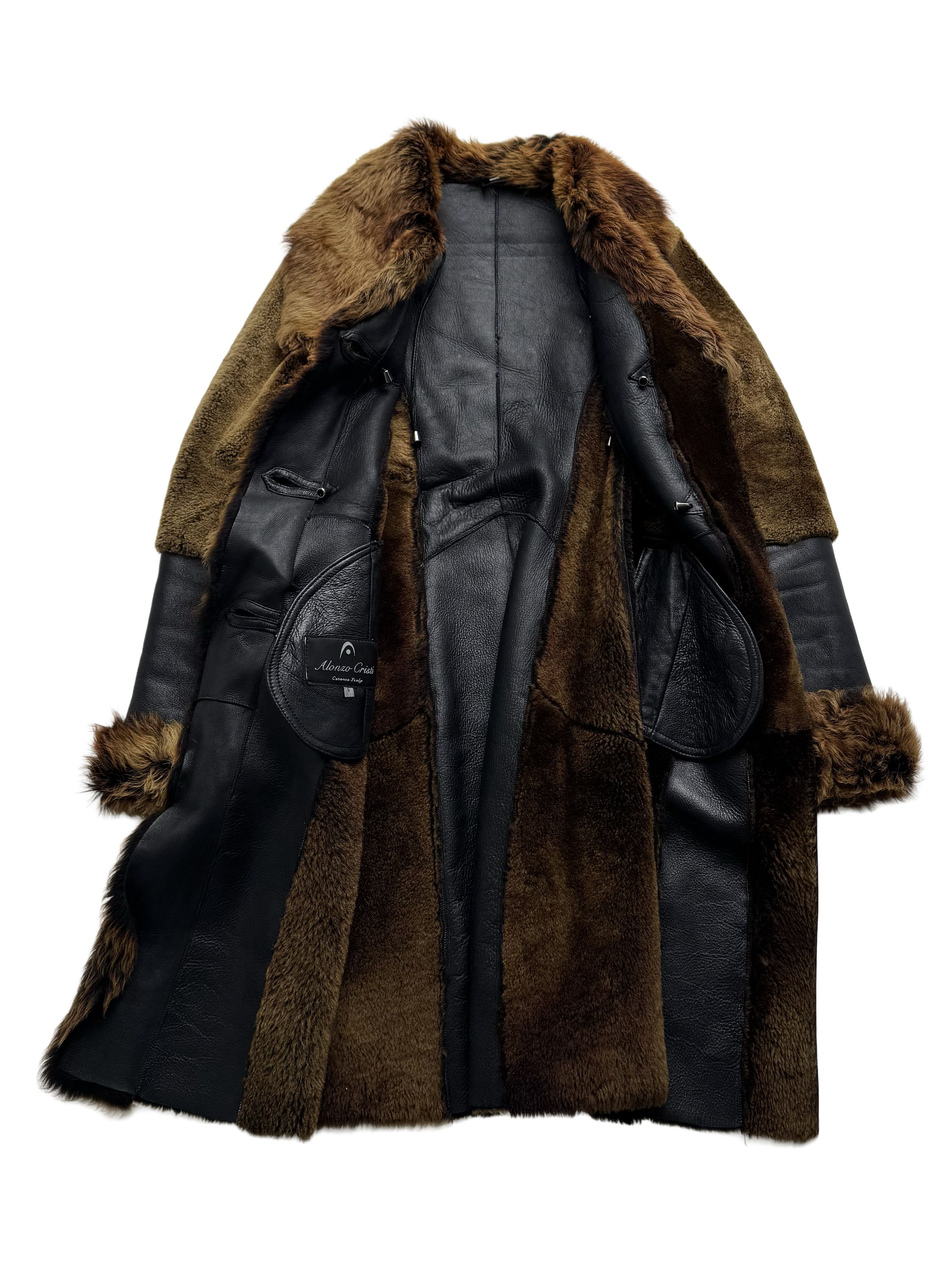 Vintage Vintage Real Doubleface Lambskins Coat Size S / US 4 / IT 40 - 9 Thumbnail