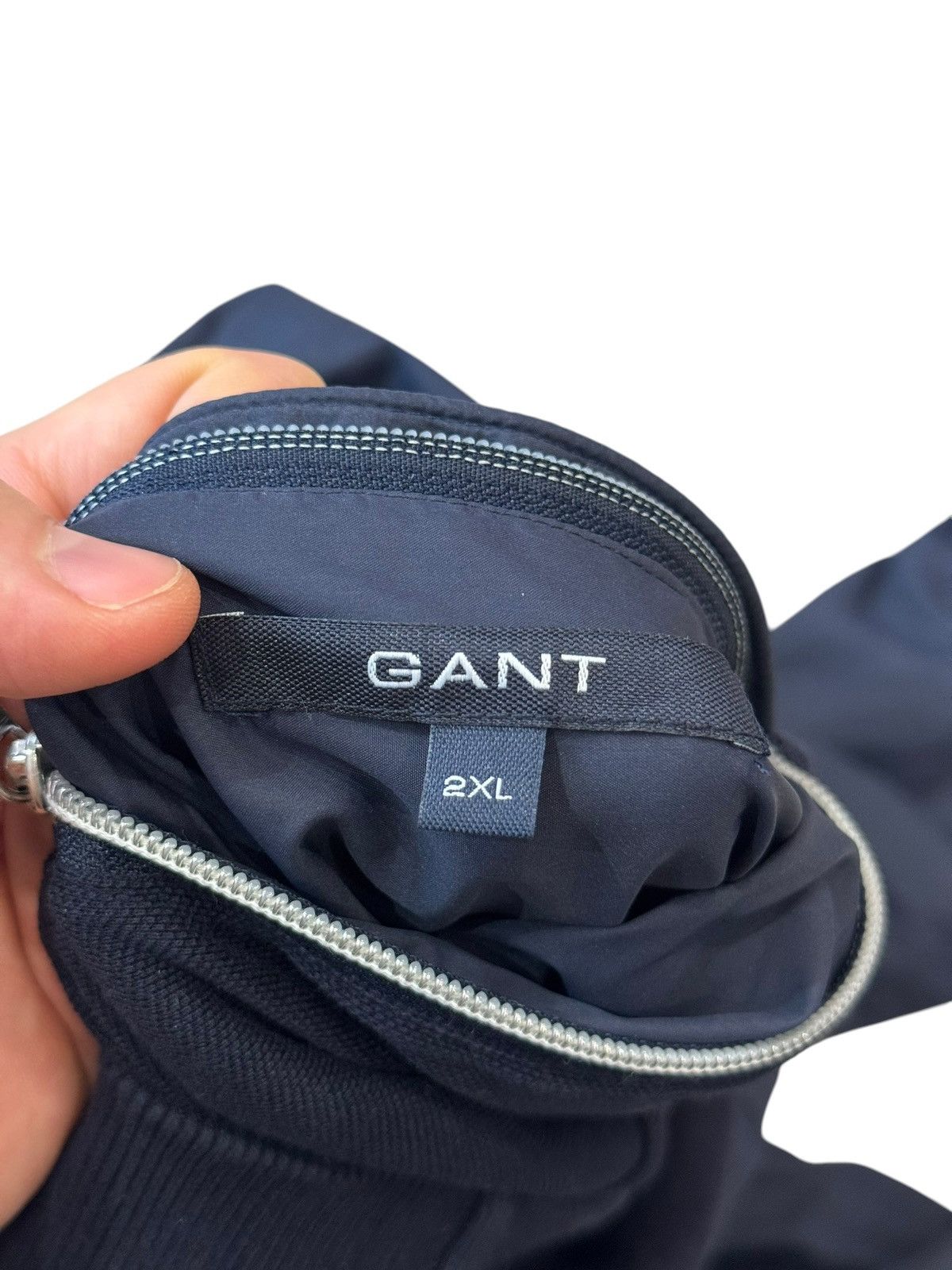 Gant GANT Reversible Wool Full Zip Bomber Jacket 2XL XXL Size US XXL / EU 58 / 5 - 5 Thumbnail