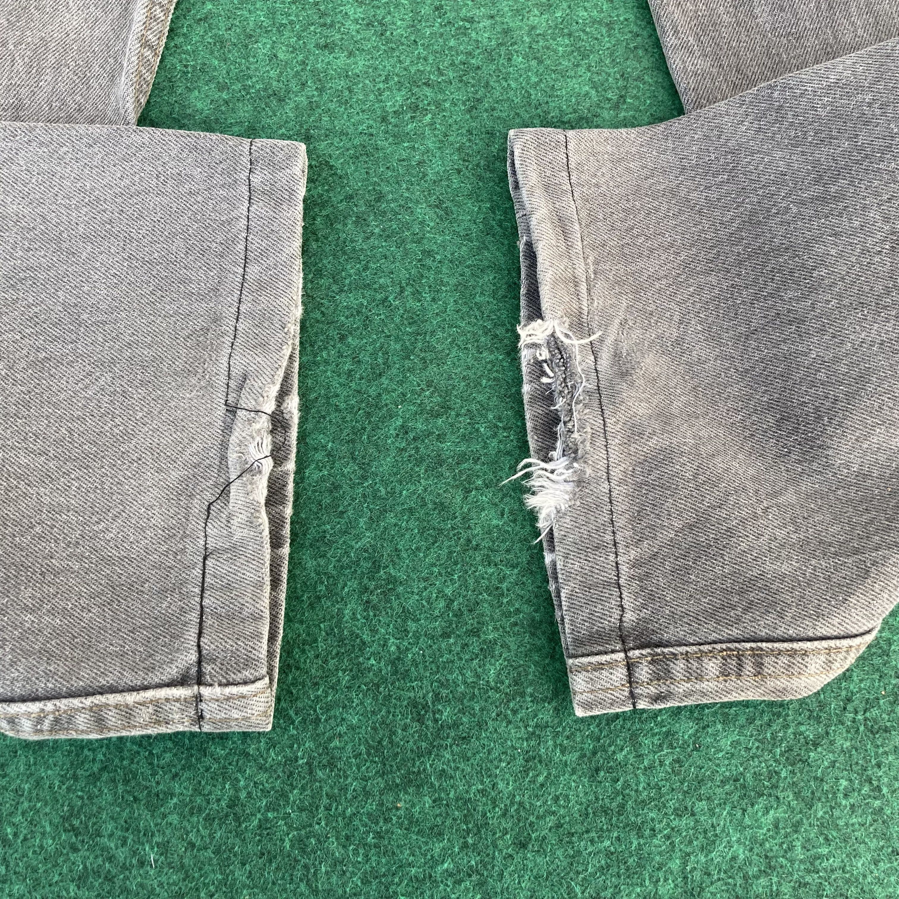 Levi's × Vintage Vtg Levi's 501 Faded Black Denim Sz 28 Jeans Size US 28 / EU 44 - 7 Thumbnail