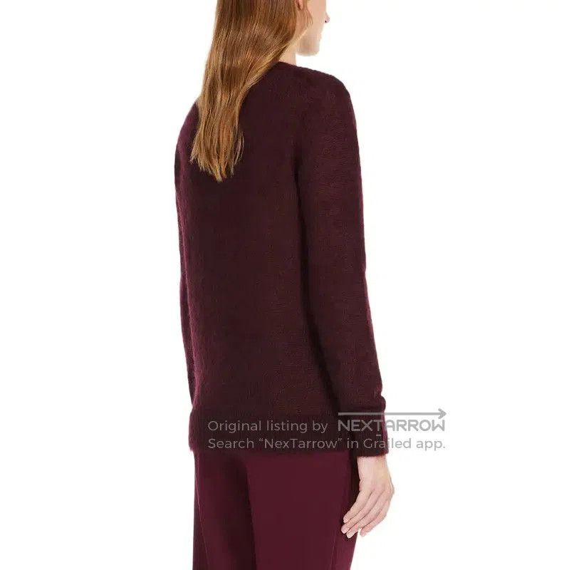 Max Mara MaxMara Brick Red Wool Long Sleeve Sweater . Size XS / US 0-2 / IT 36-38 - 3 Thumbnail