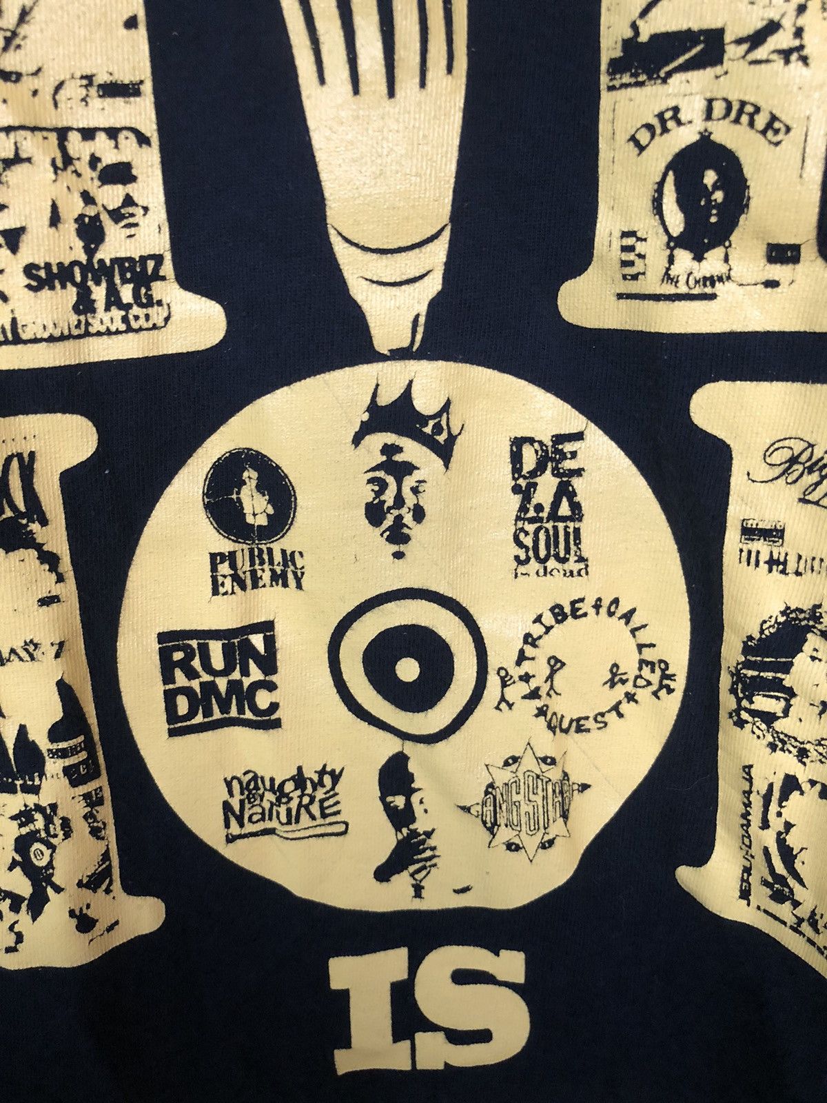 Rap Tees Vintage Hip Hop is Not Dead Classic Logo Shirt Tee DMC Size US L / EU 52-54 / 3 - 4 Thumbnail