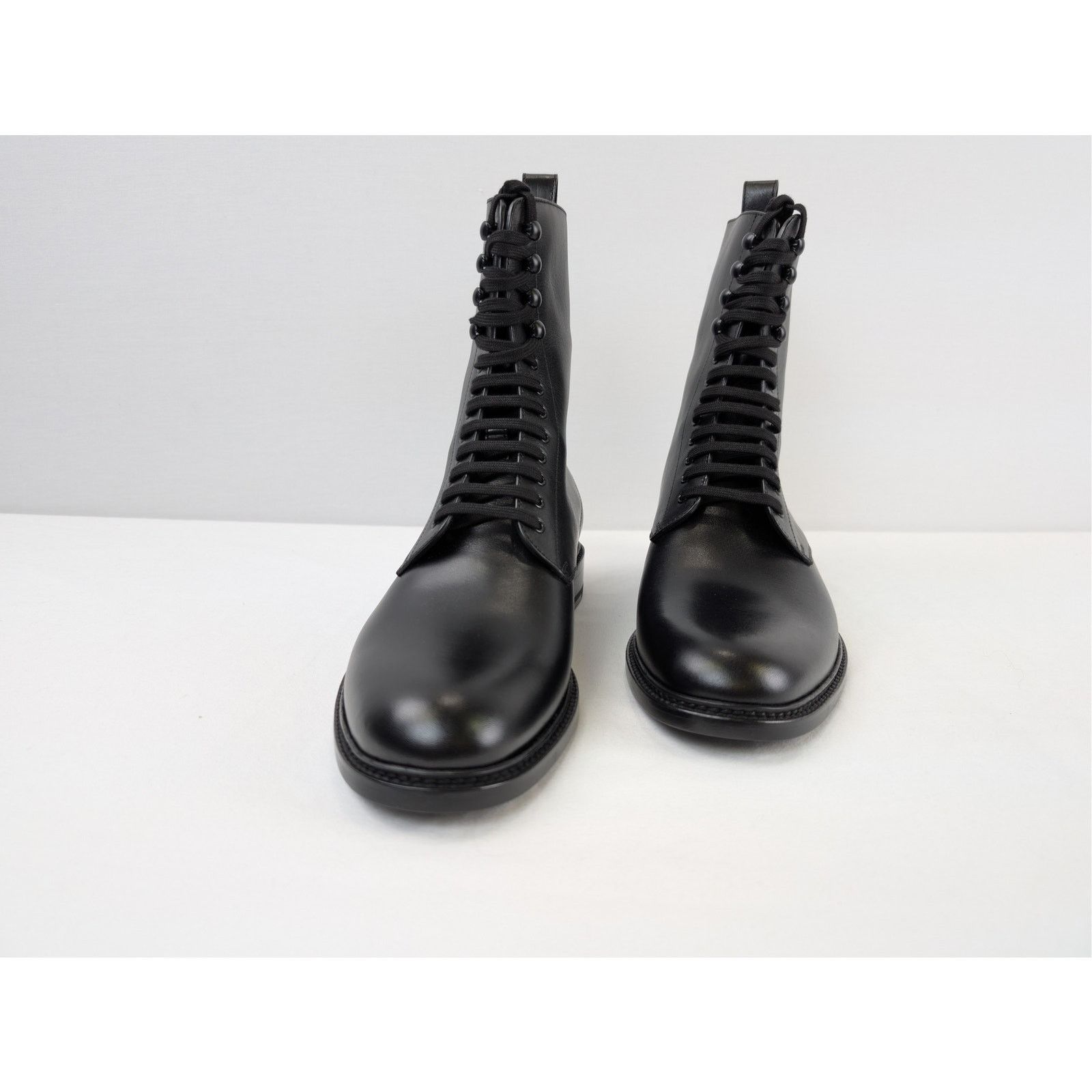 Saint Laurent Paris o1rshd1 Stalker Army 20 Lace up Boots in Nero Size US 10 / EU 43 - 7 Thumbnail