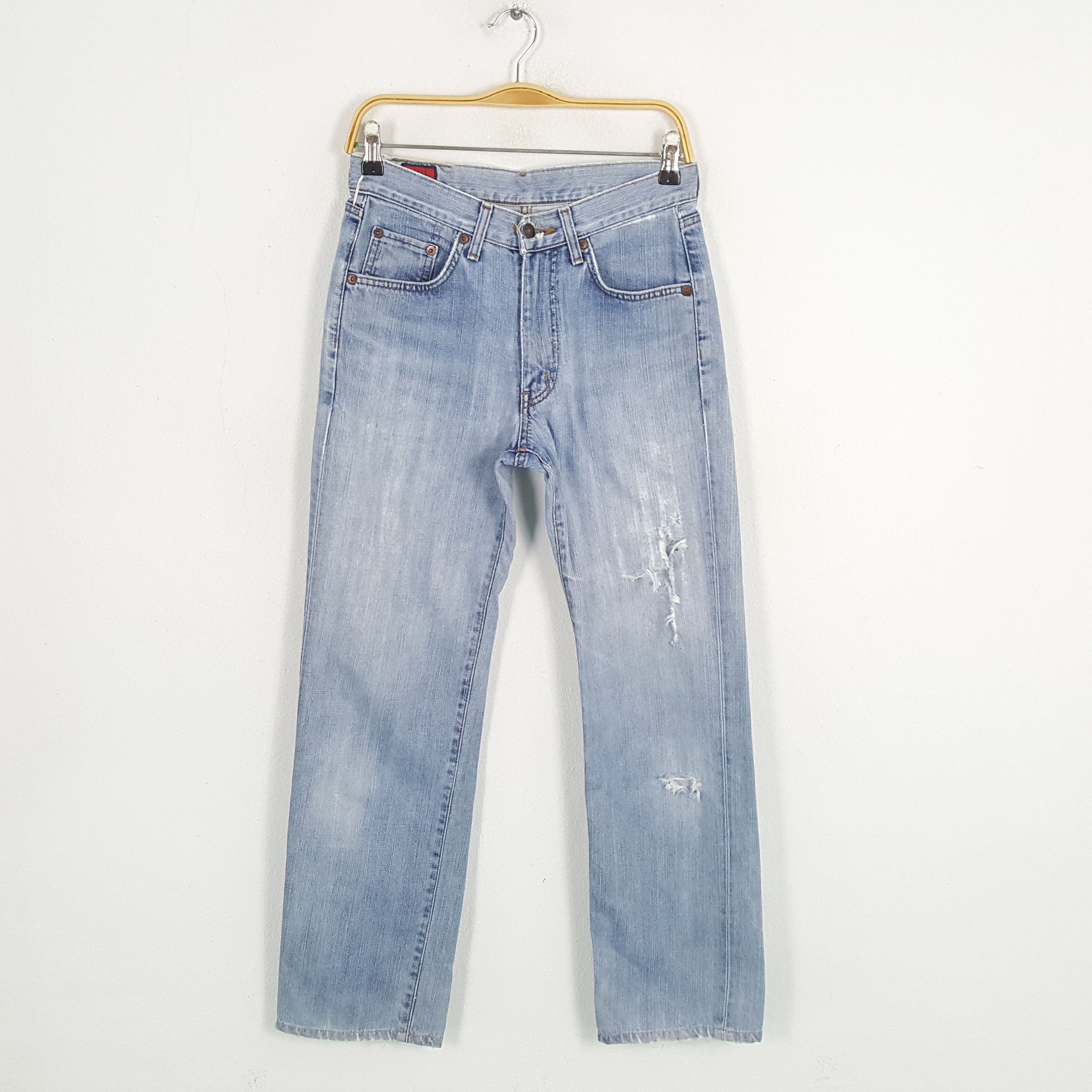 Edwin × Vintage Vintage EDWIN American Punk Style Distressed Denim Jean Size US 28 / EU 44 - 1 Thumbnail