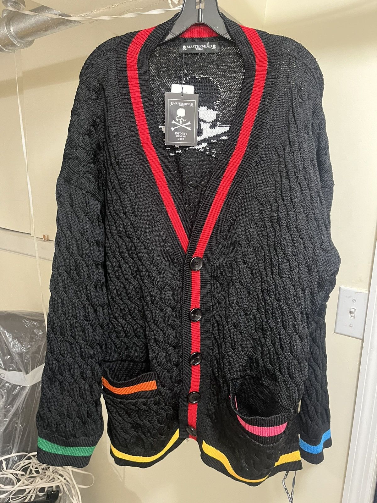 Mastermind Japan Mastermind Japan Cardigan Sz L Size US L / EU 52-54 / 3 - 2 Thumbnail