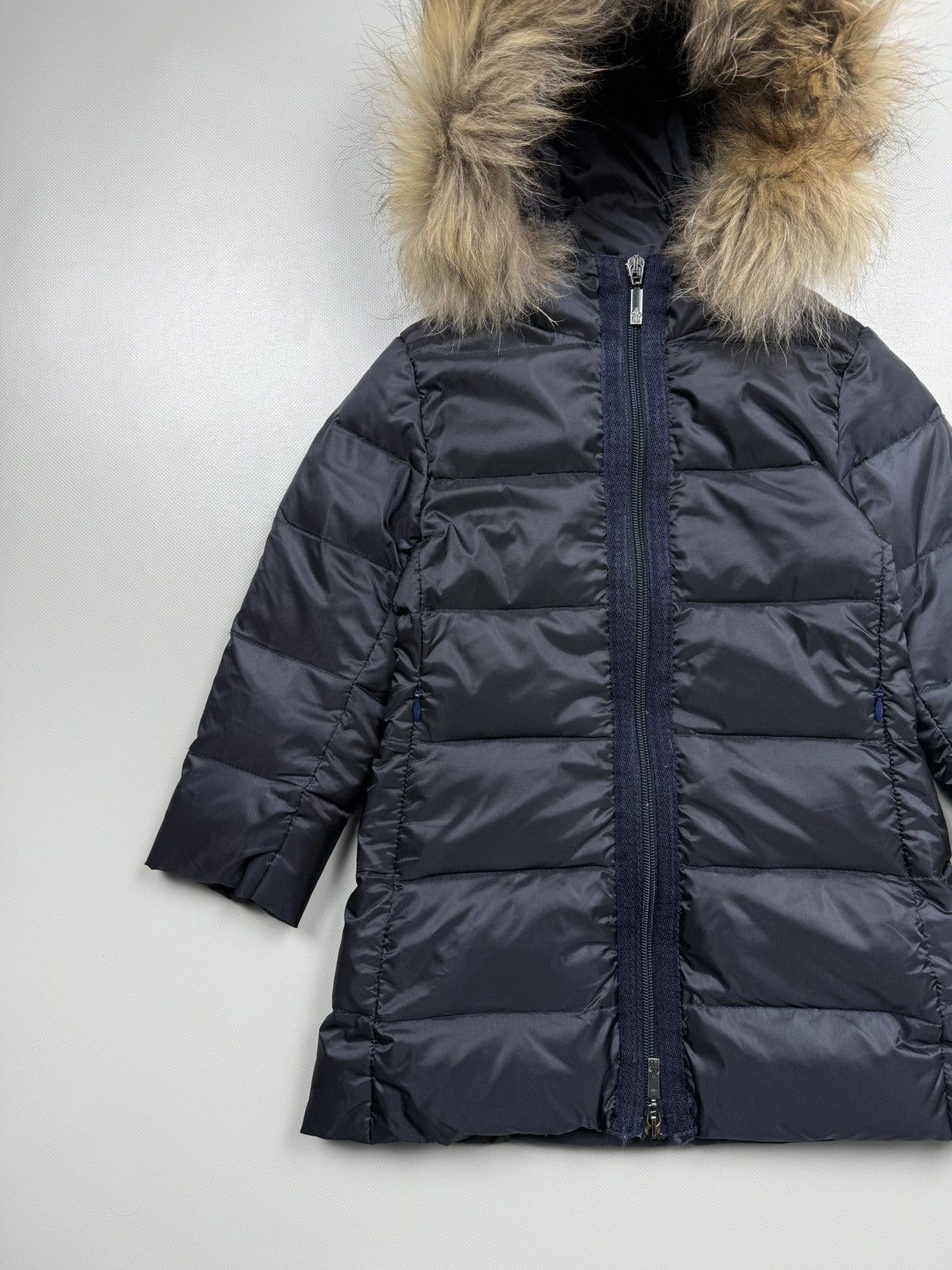 Moncler Moncler Kids Down Puffer Jacket With Fur Collar Size 2/92 Size XXS / US 00 / IT 34 - 5 Thumbnail