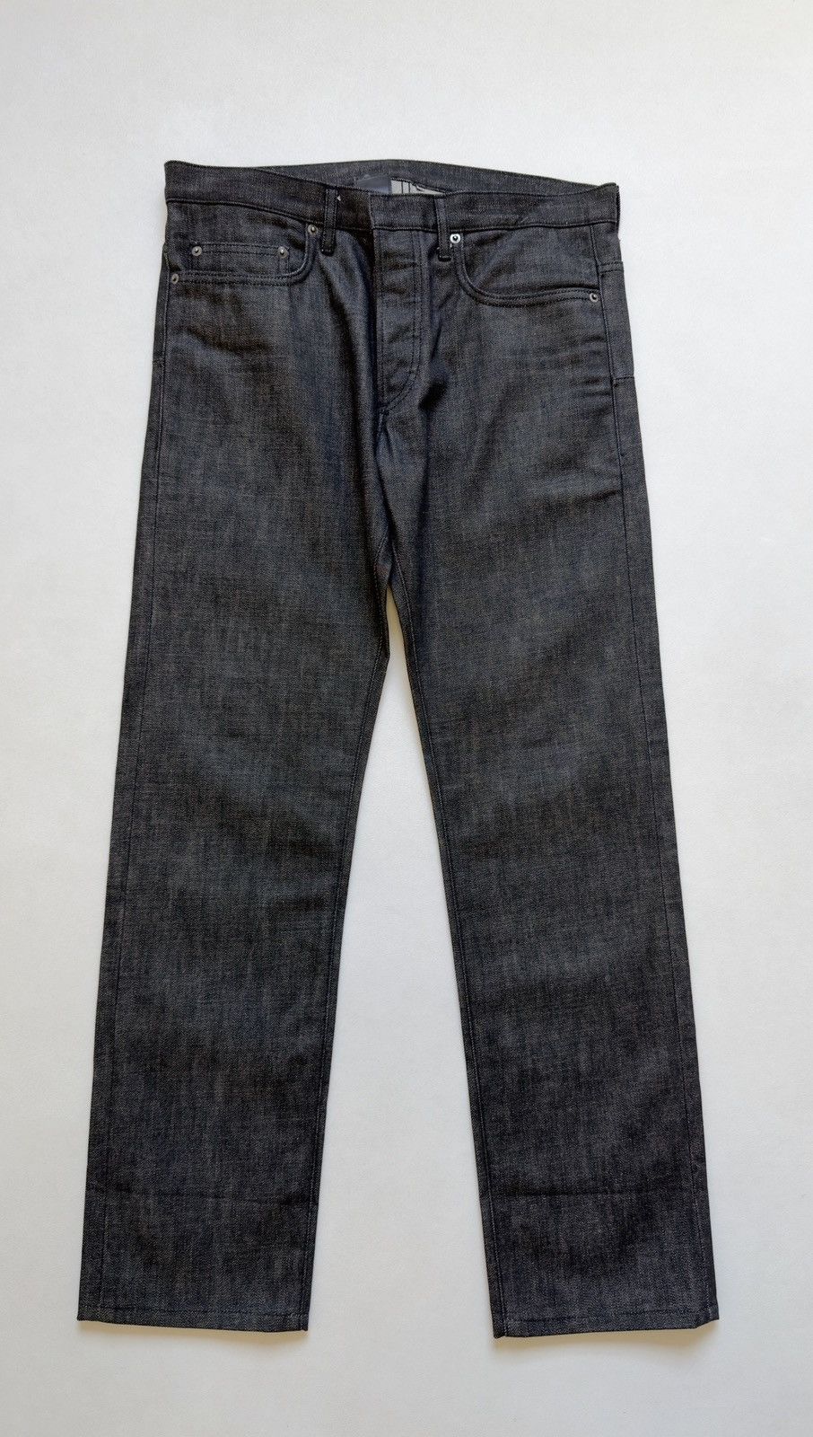 Dior 19cm MIJ Black Raw Denim Jeans Size US 32 / EU 48 - 1 Thumbnail