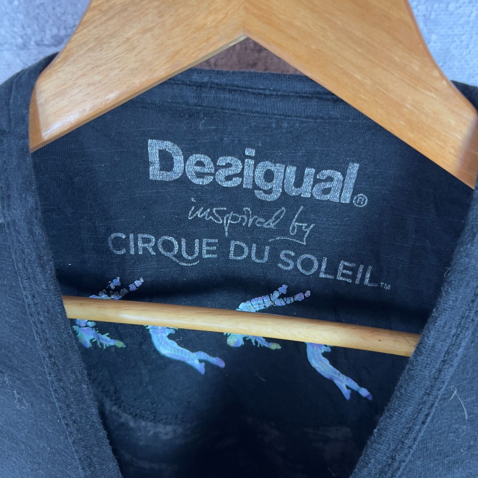 Desigual Desigual Cirque Du Soleil Tee Women's Size L Black ` Size L / US 10 / IT 46 - 5 Thumbnail