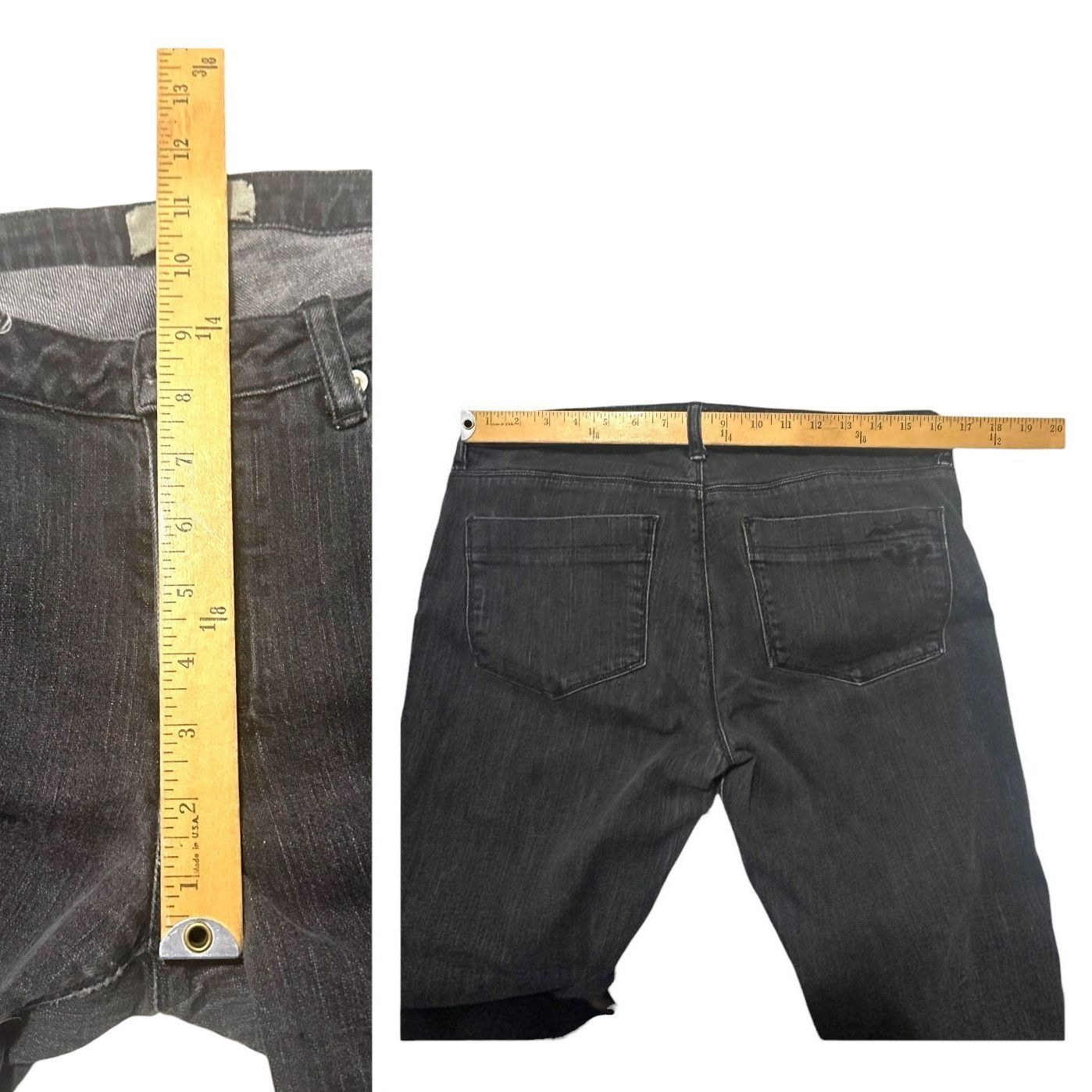 Other Vintage Imitation of Christ black denim Jeans, Size 31 Size 31" - 11 Thumbnail