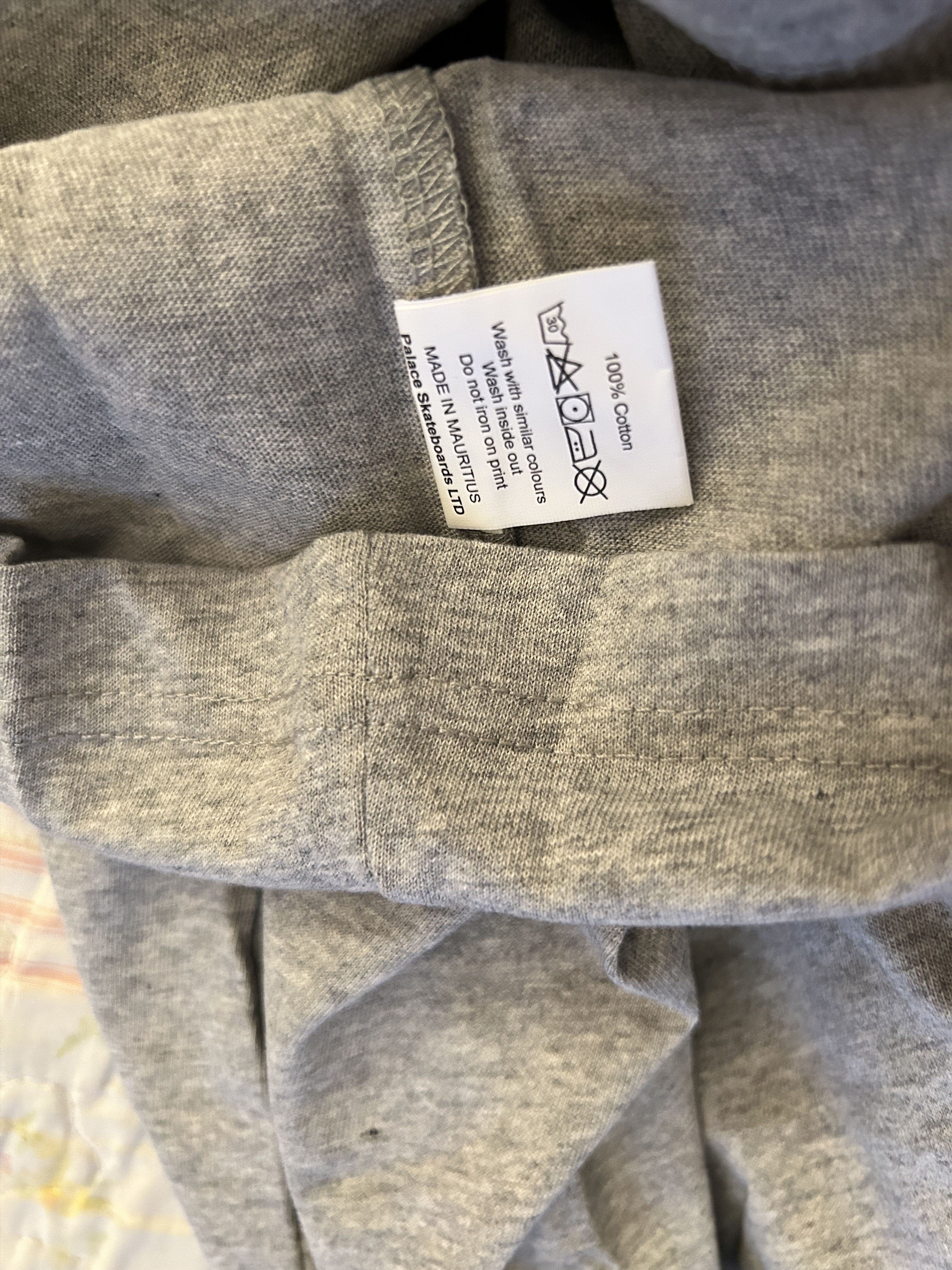 Palace Palace P-3 Font Tri-Ferg T-shirt GREY Tee Flocka S/S 16 Size US XL / EU 56 / 4 - 3 Thumbnail